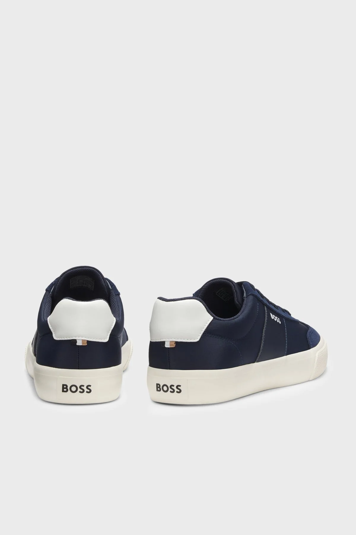 Boss Logolu Süet Sneaker Erkek Ayakkabı 50563847 401 LACİVERT - 4