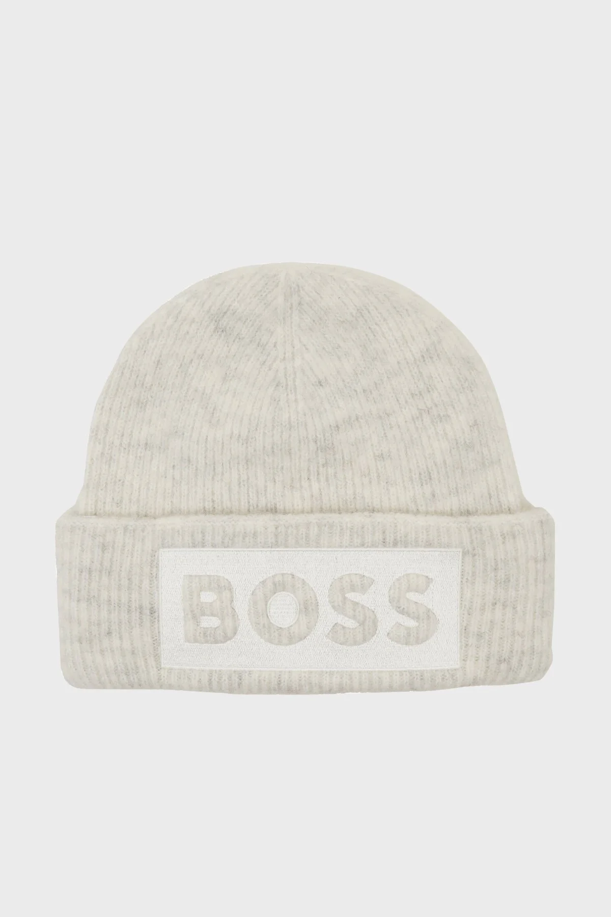 Boss Logolu Yün Karışımlı Erkek Bere 50500574 131 EKRU - 1