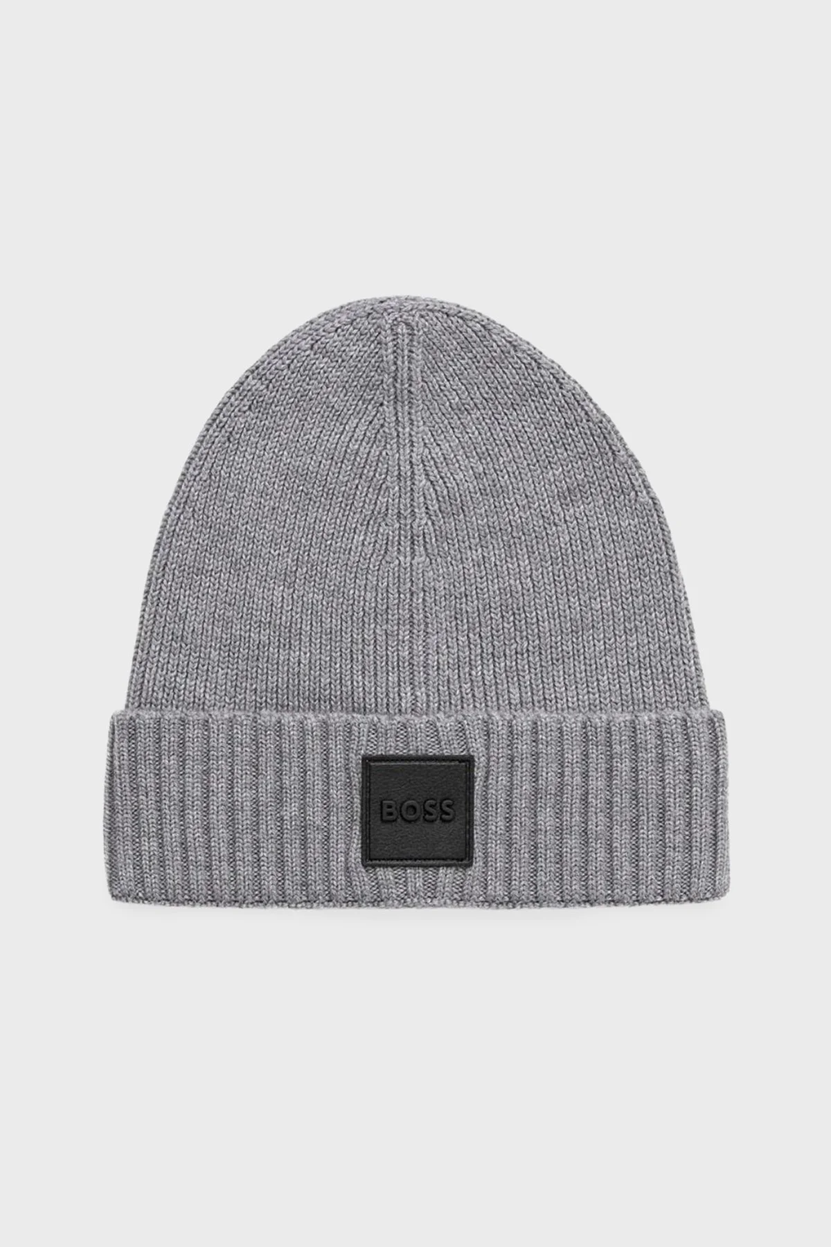 Boss Logolu Yünlü Erkek Bere 50522426 041 GRİ - 1