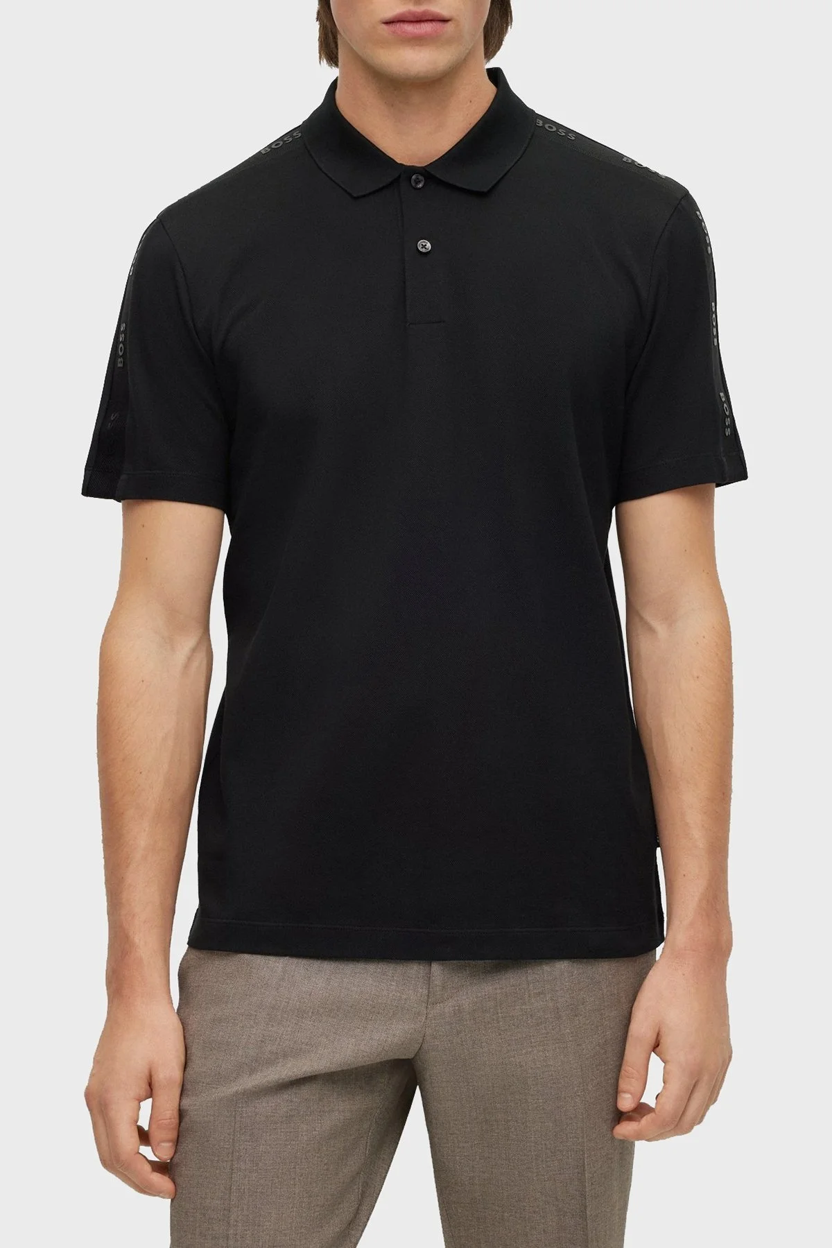 Boss Merserize Pamuklu Regular Fit Erkek Polo T Shirt 50481764 001 SİYAH - 1