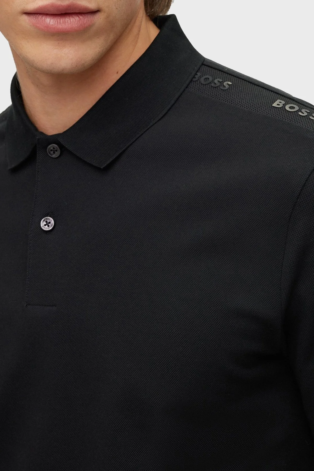 Boss Merserize Pamuklu Regular Fit Erkek Polo T Shirt 50481764 001 SİYAH - 3