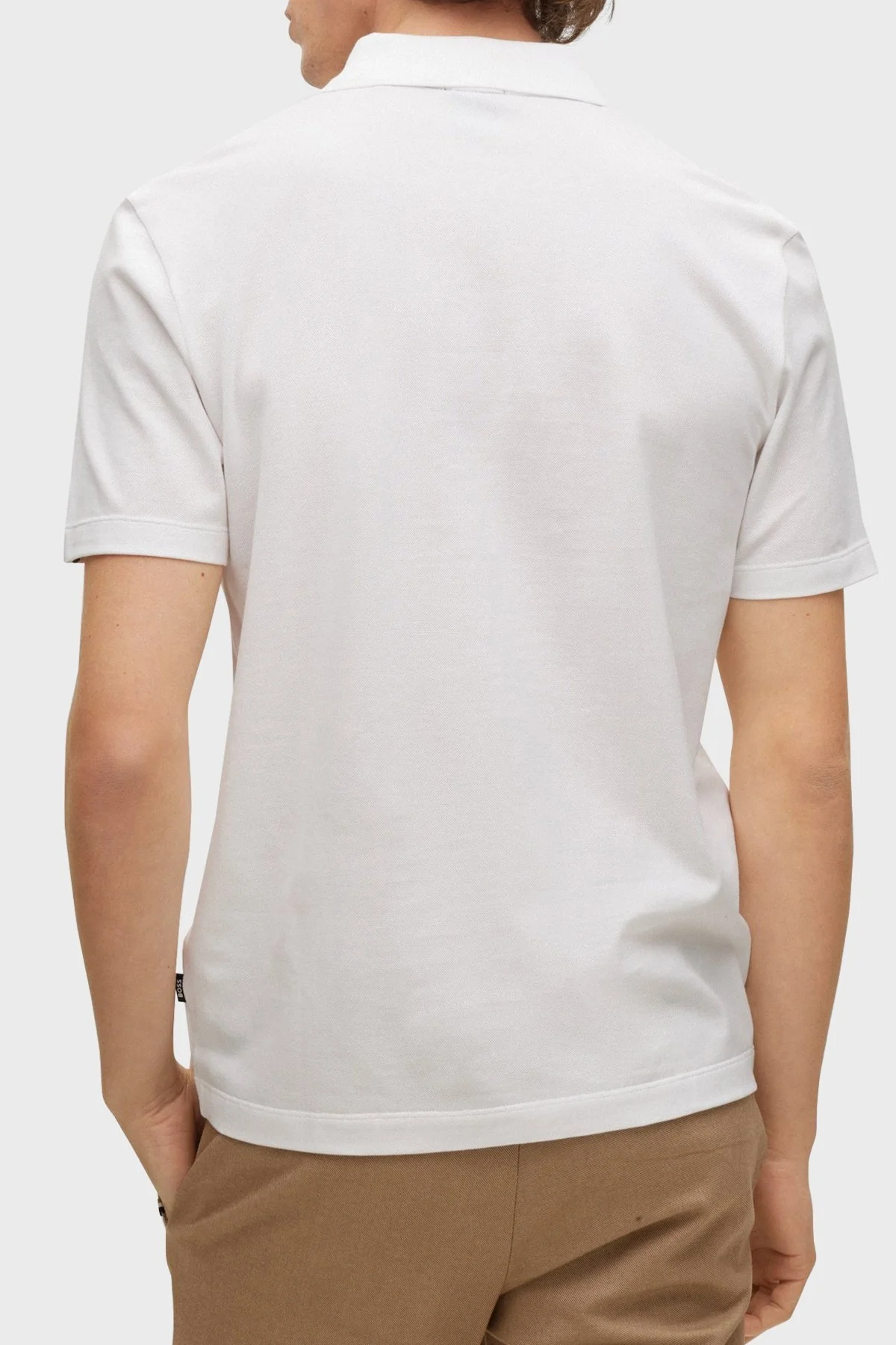 Boss Merserize Pamuklu Regular Fit Erkek Polo T Shirt 50481764 100 BEYAZ - 2