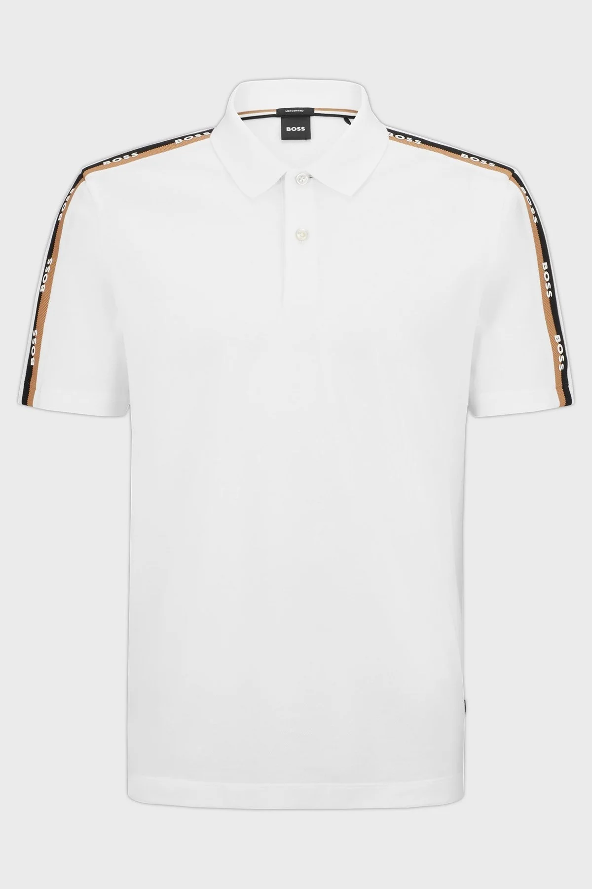 Boss Merserize Pamuklu Regular Fit Erkek Polo T Shirt 50481764 100 BEYAZ - 4