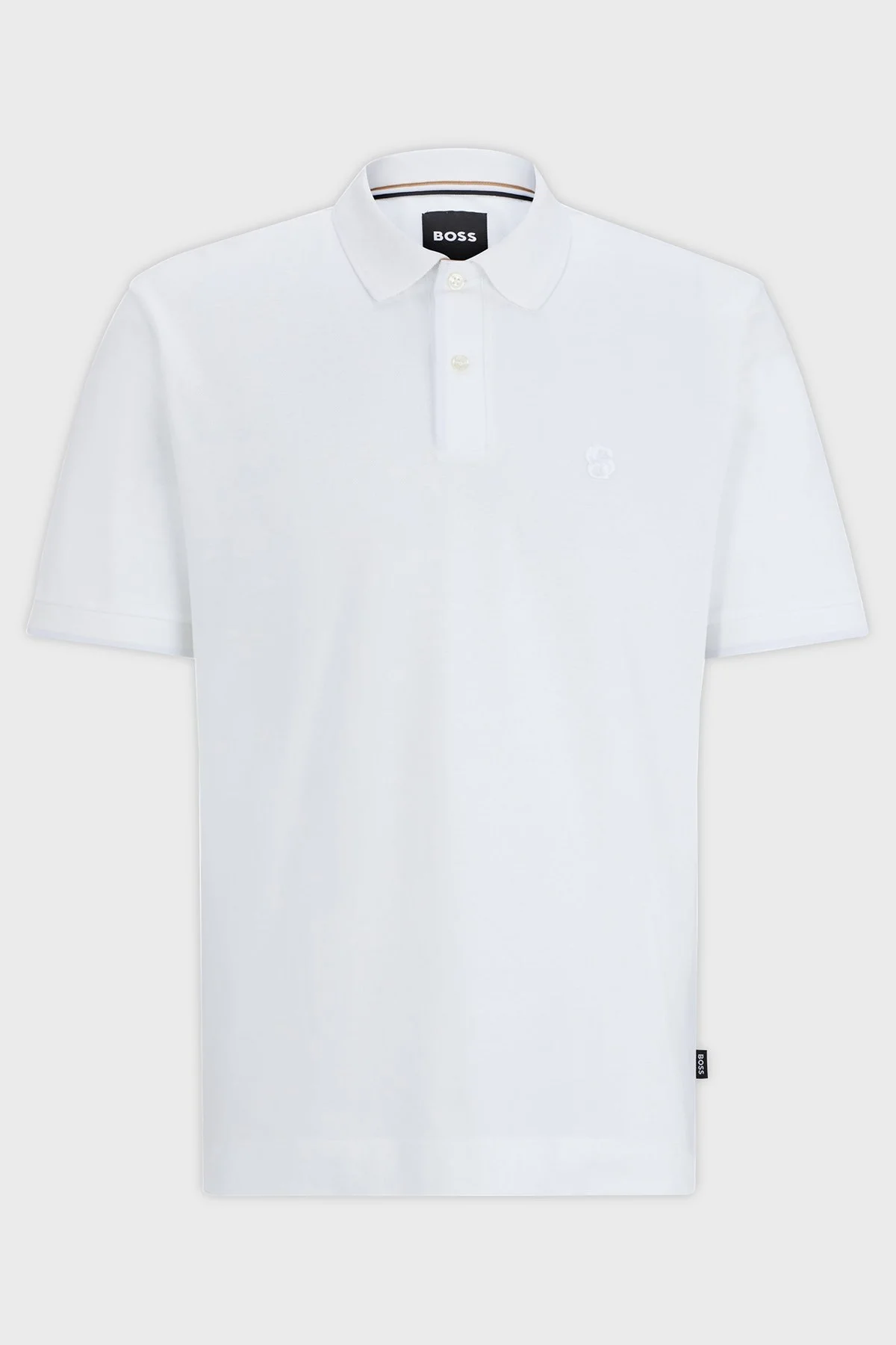 Boss Merserize Pamuklu Regular Fit Erkek Polo Yaka T Shirt 50512112 100 BEYAZ - 5