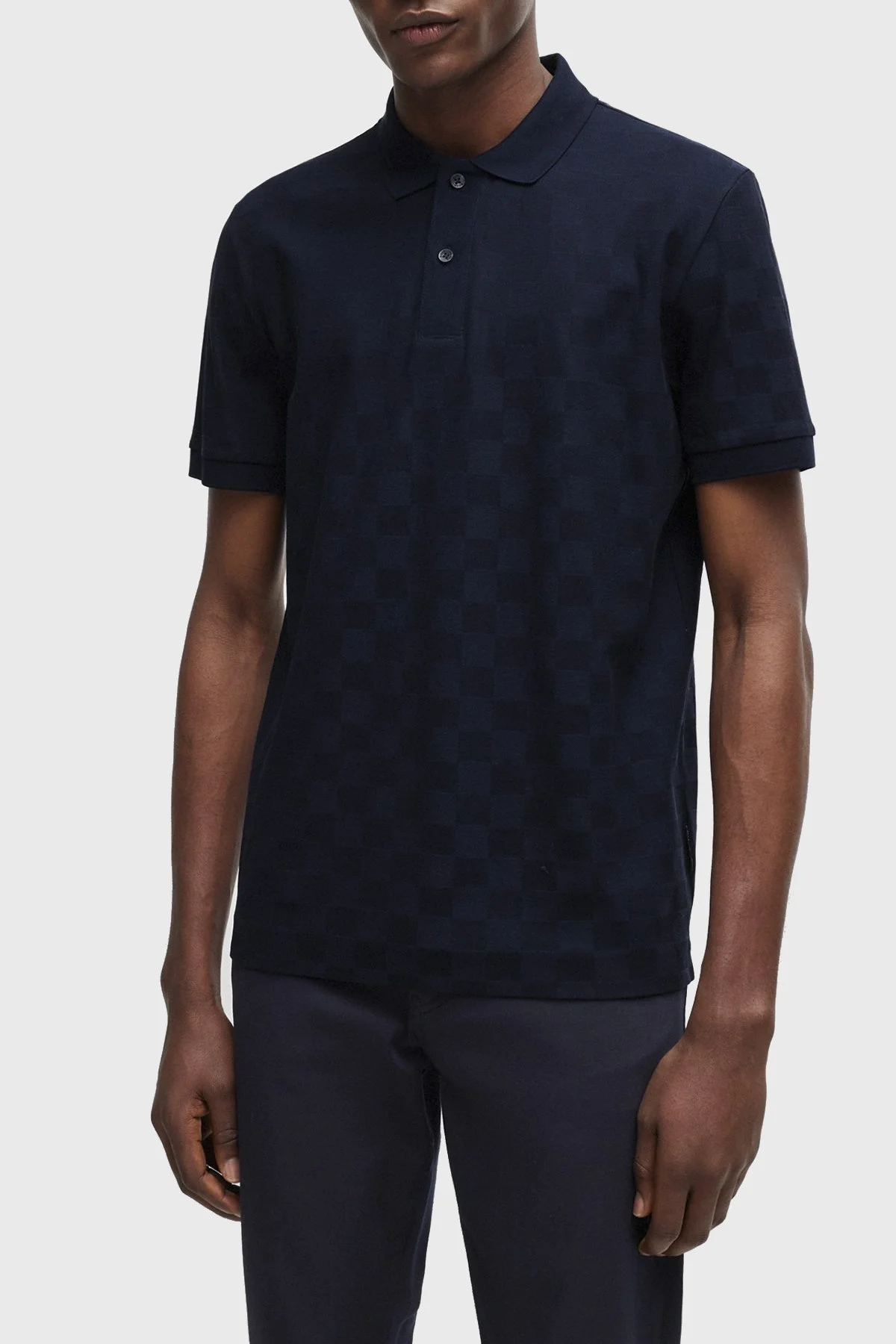 Boss Merserize Pamuklu Regular Fit Erkek Polo Yaka T Shirt 50513592 404 LACİVERT - 6