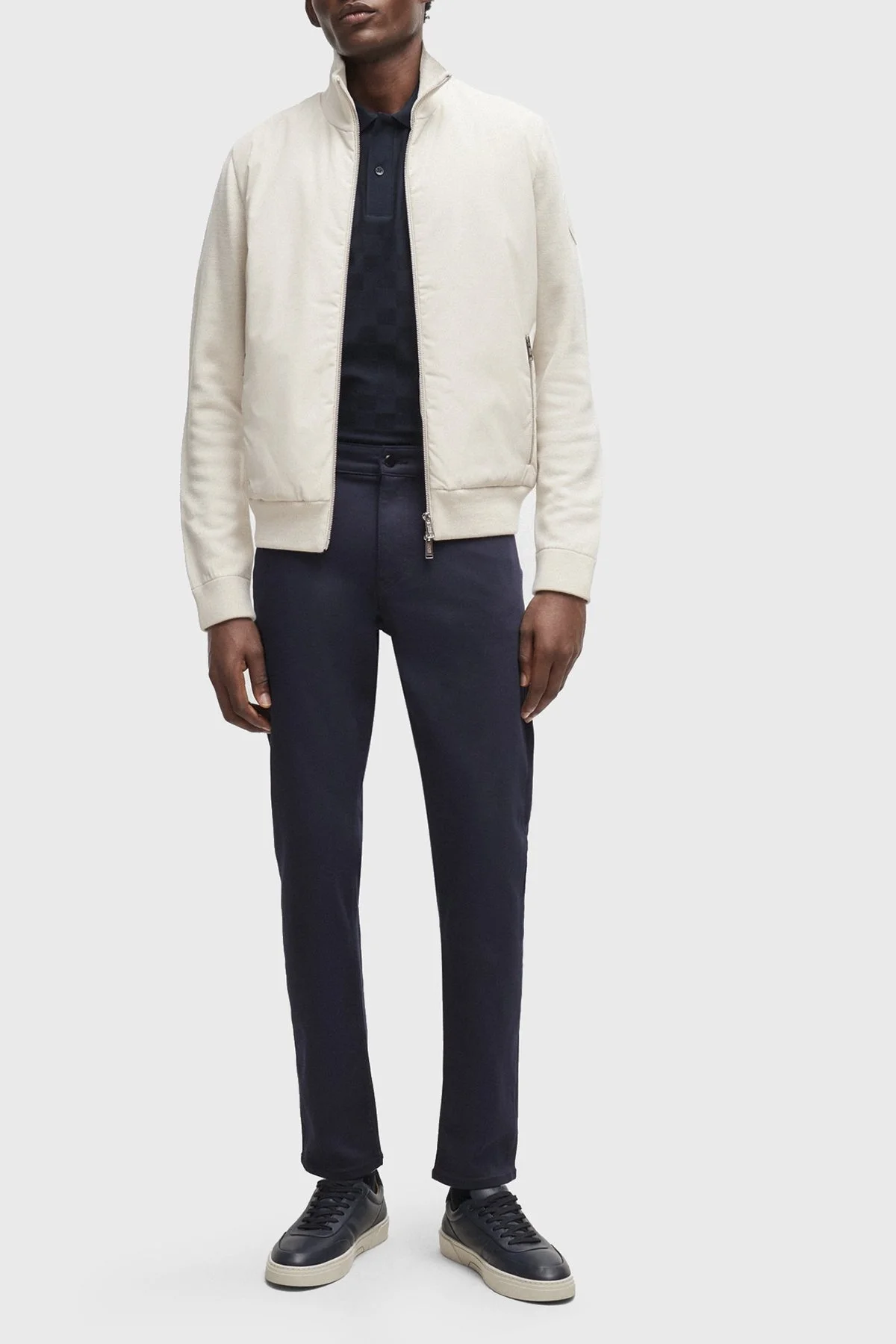 Boss Merserize Pamuklu Regular Fit Erkek Polo Yaka T Shirt 50513592 404 LACİVERT - 7