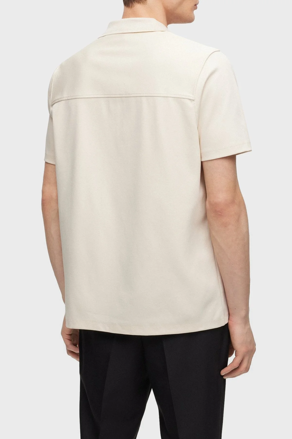 Boss Merserize Pamuklu Regular Fit Kısa Kollu Erkek Gömlek 50486176 131 BEJ - 6