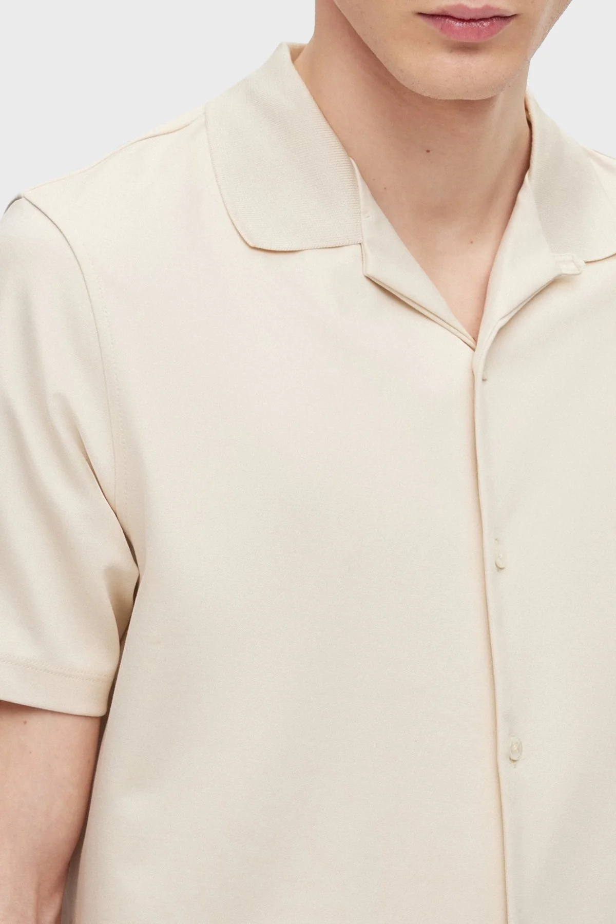 Boss Merserize Pamuklu Regular Fit Kısa Kollu Erkek Gömlek 50486176 131 BEJ - 8