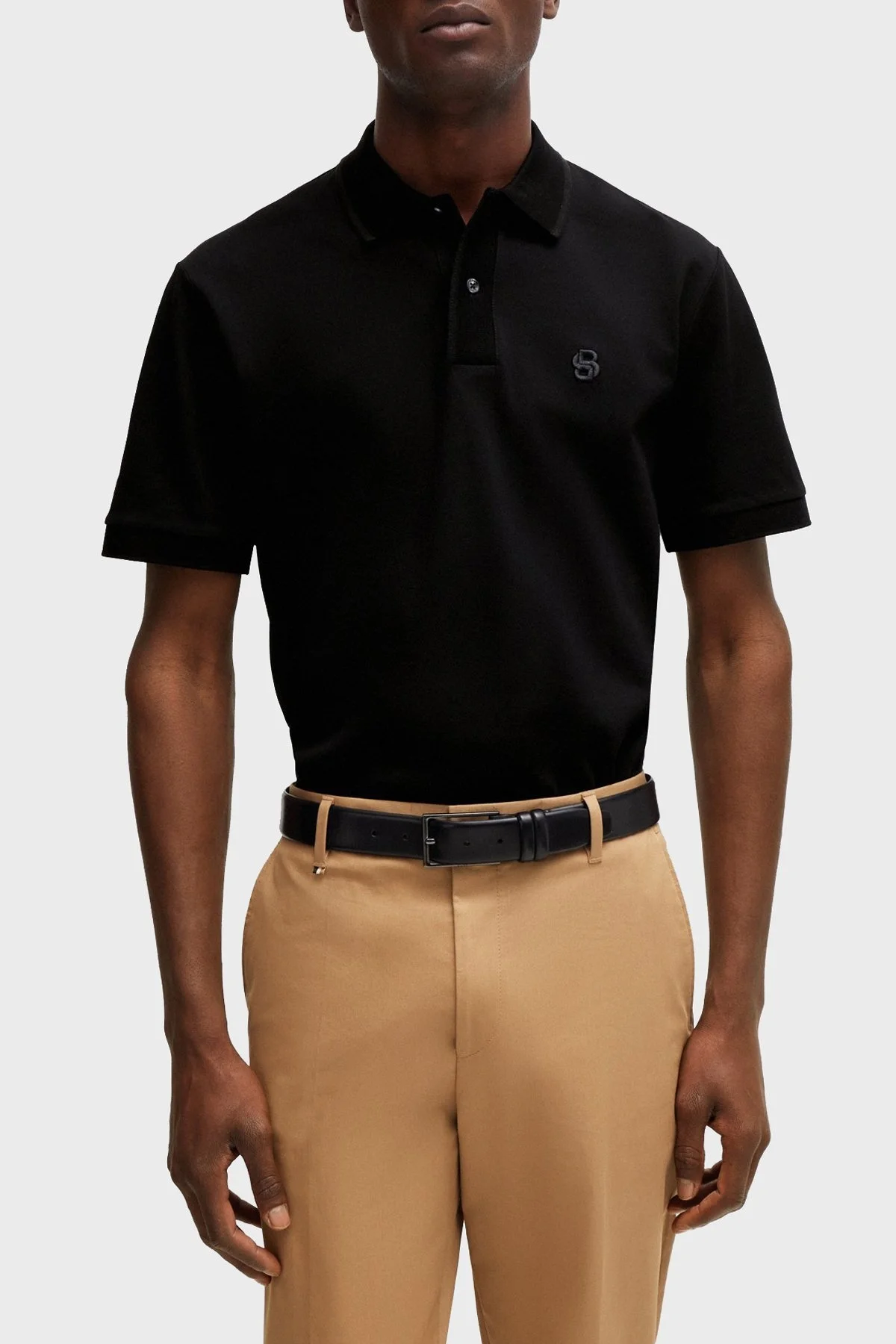 Boss Merserize Pamuklu Regular Fit Erkek Polo Yaka T Shirt 50512112 001 SİYAH - 6