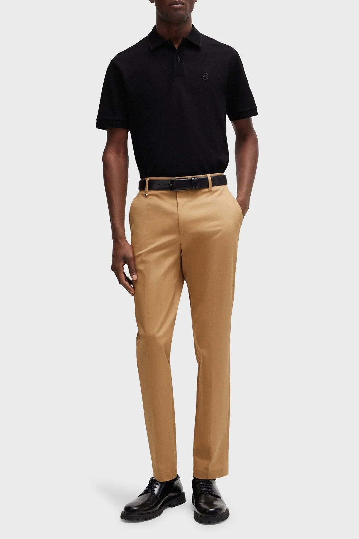 Boss Merserize Pamuklu Regular Fit Erkek Polo Yaka T Shirt 50512112 001 SİYAH - 7
