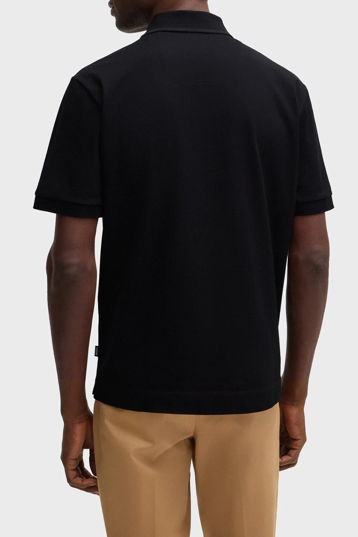 Boss Merserize Pamuklu Regular Fit Erkek Polo Yaka T Shirt 50512112 001 SİYAH - 8
