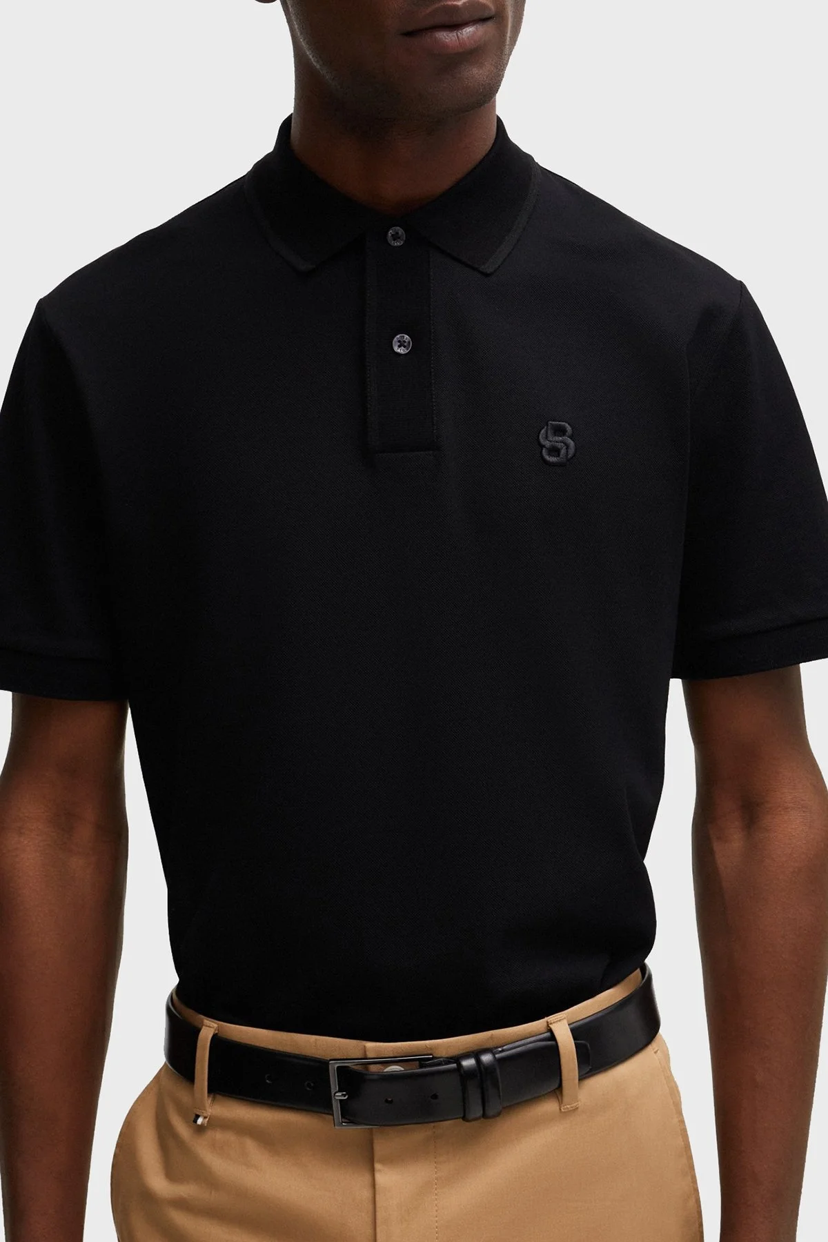 Boss Merserize Pamuklu Regular Fit Erkek Polo Yaka T Shirt 50512112 001 SİYAH - 9