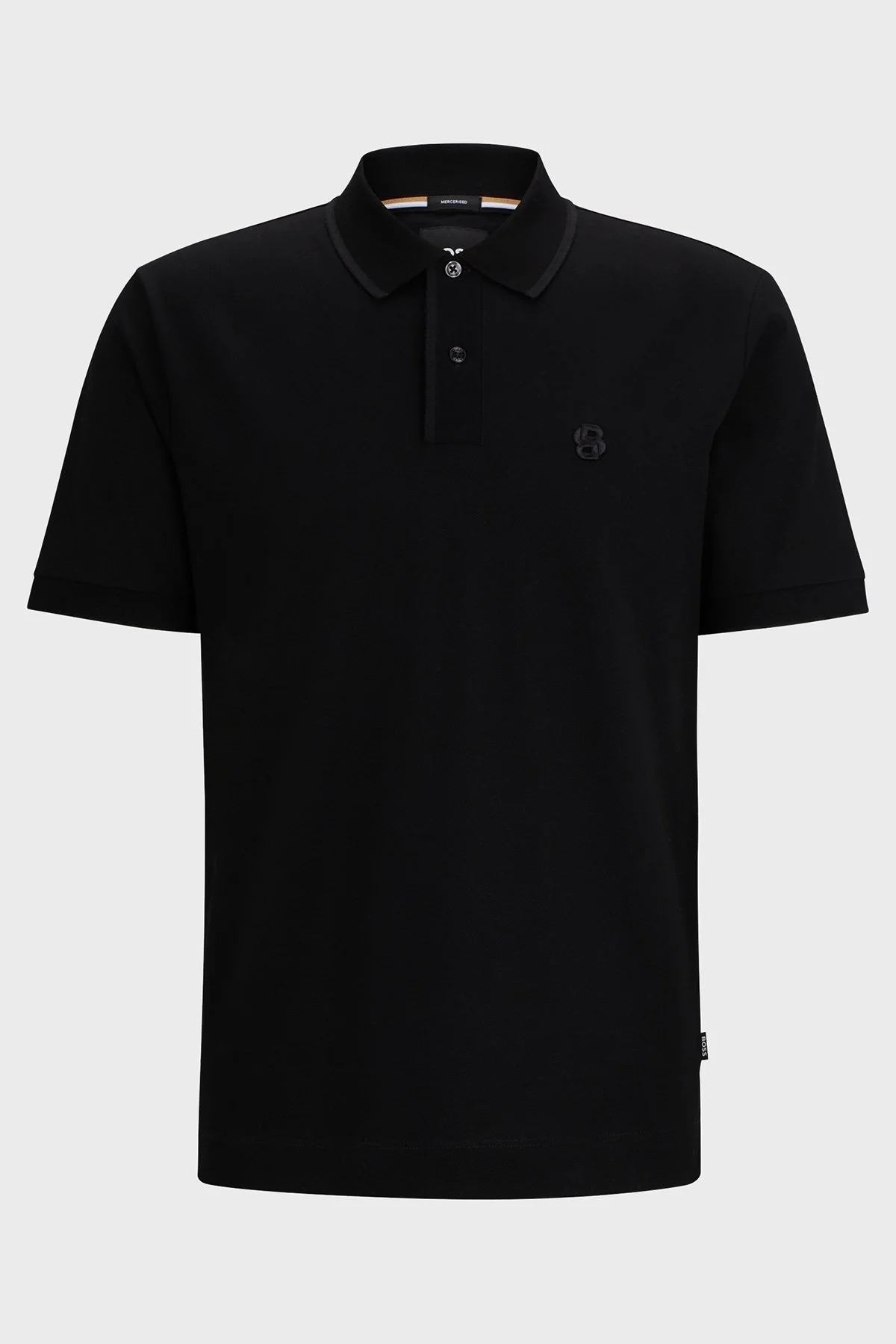 Boss Merserize Pamuklu Regular Fit Erkek Polo Yaka T Shirt 50512112 001 SİYAH - 10