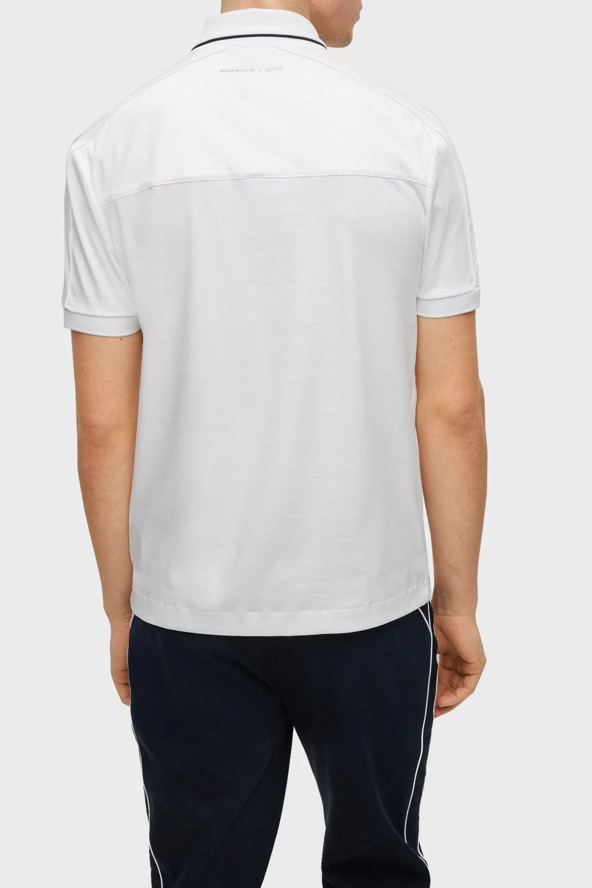 Boss Merserize Pamuklu Slim Fit Erkek Polo T Shirt 50486203 100 BEYAZ - 3