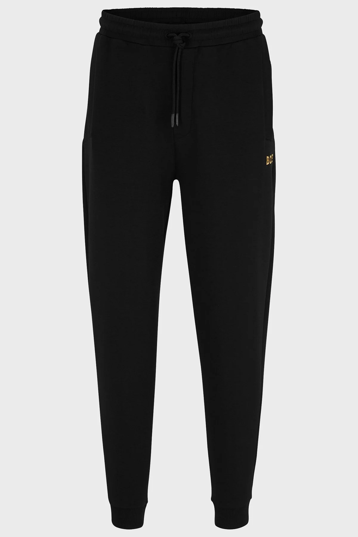 Boss Metalik Logolu Belden Bağlamalı Pamuklu Regular Fit Spor Erkek Pantolon 50482911 001 SİYAH - 6