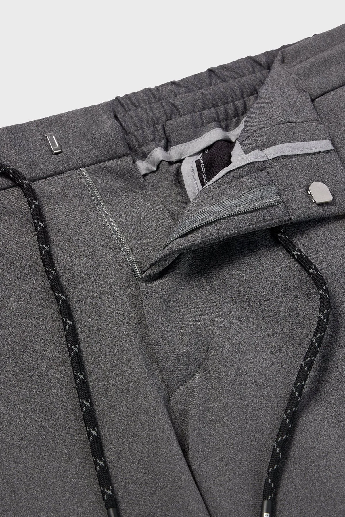 Boss P-Genius Mikro Desenli Jarse Slim Fit Erkek Pantolon 50490963 041 GRİ - 12