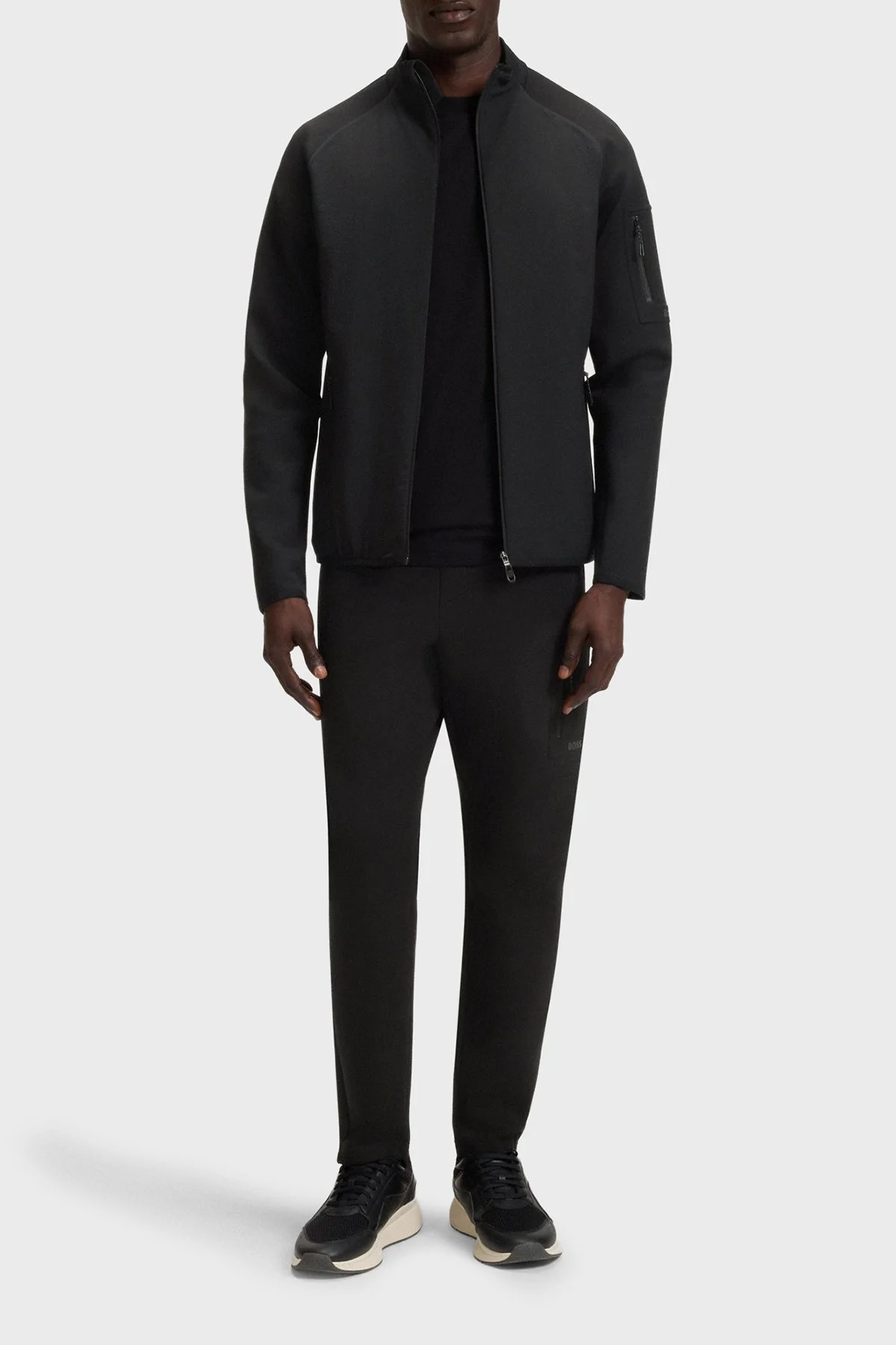 Boss Modal ve Pamuk Karışımlı Regular Fit Düz Paça Jogger Erkek Pantolon 50543913 001 SİYAH - 1