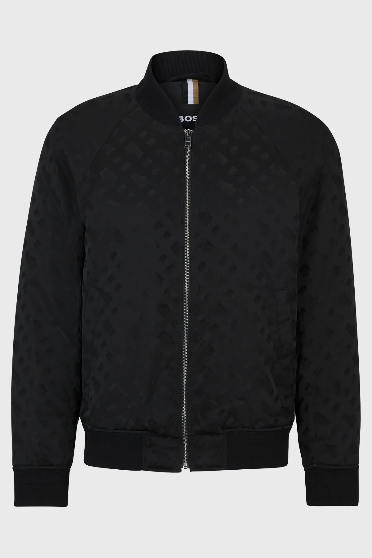 Boss Monogram Jakarlı Regular Fit Erkek Ceket 50505648 001 SİYAH - 6