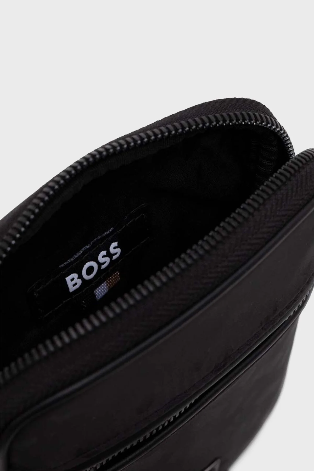 Boss Monogram Logo Baskılı Ayarlanabilir Askılı Erkek Çanta 50512079 001 SİYAH - 4