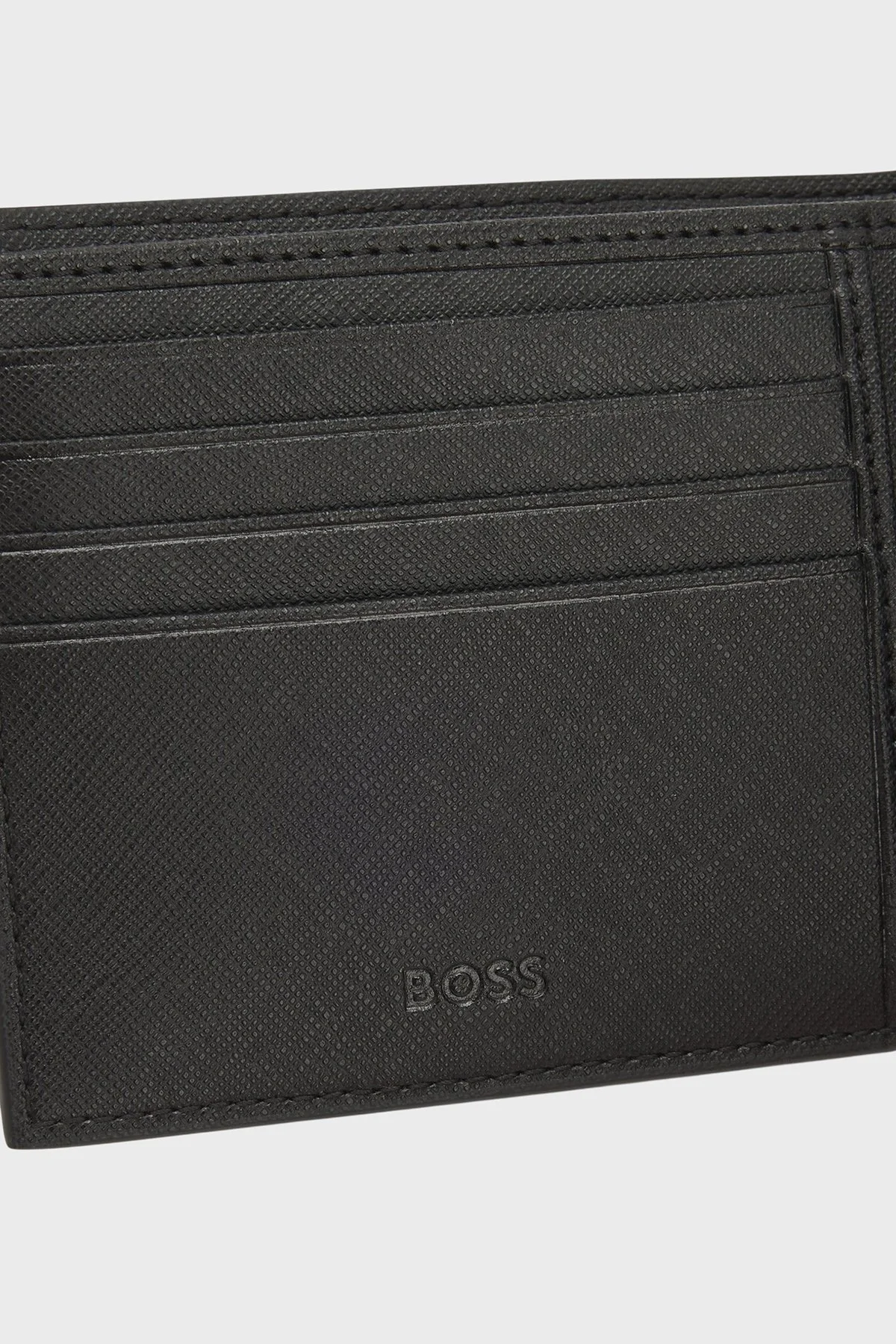 Boss Monogram Logo Baskılı Erkek Cüzdan 50548798 001 SİYAH - 4