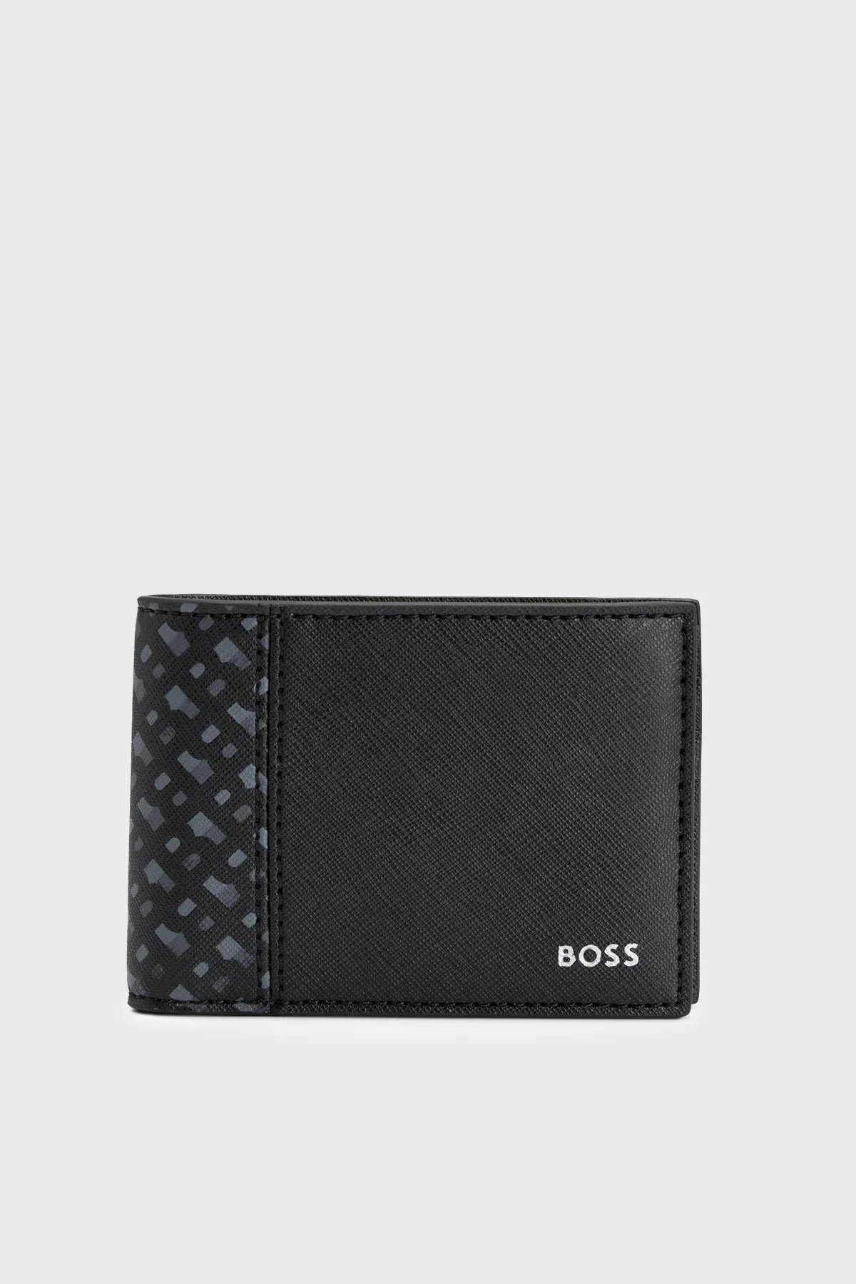 Boss Monogram Logolu Erkek Cüzdan 50504296 001 SİYAH - 1