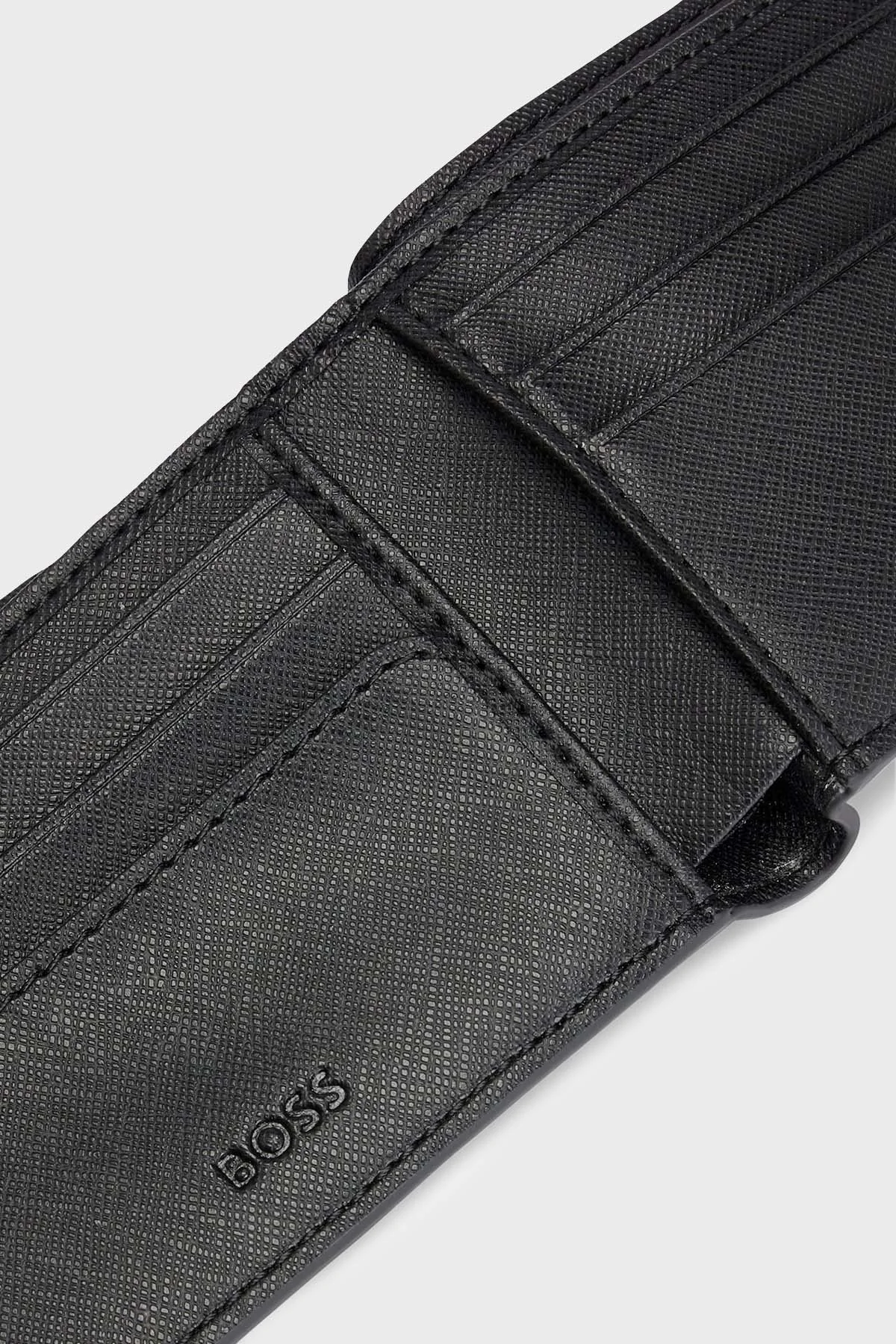 Boss Monogram Logolu Erkek Cüzdan 50504296 001 SİYAH - 3