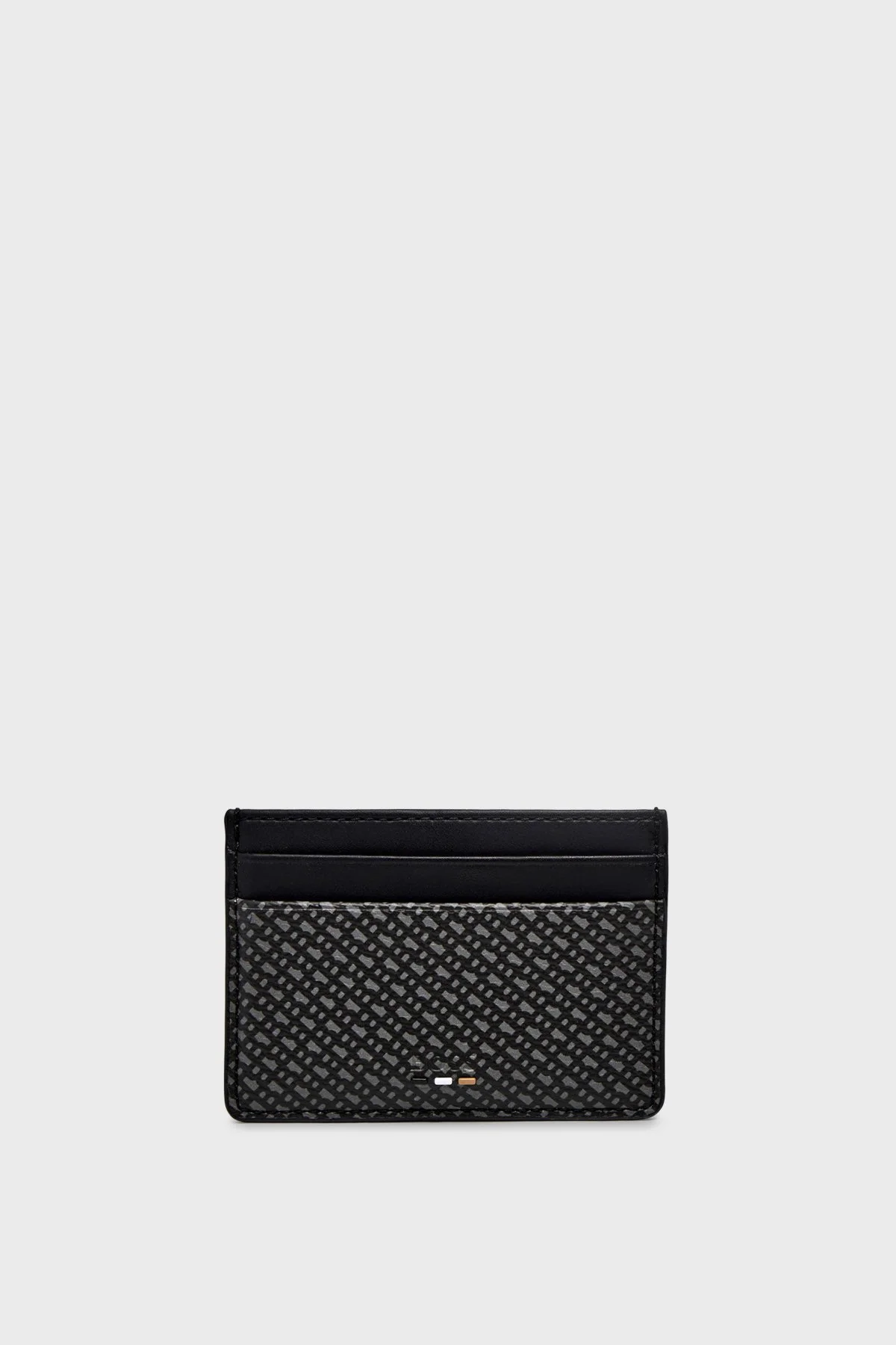 Boss Monogram Logolu Erkek Kartlık 50558498 001 SİYAH - 1