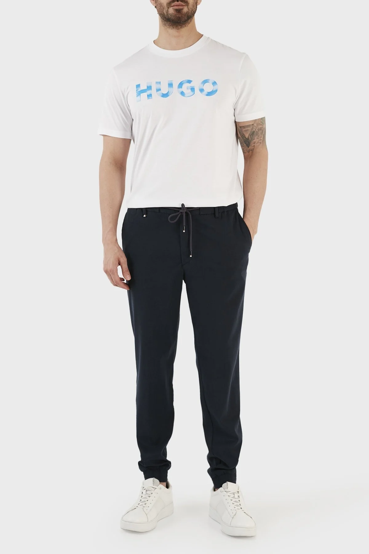 Boss Normal Bel Regular Fit Jogger Spor Erkek Pantolon 50487768 404 LACİVERT - 1