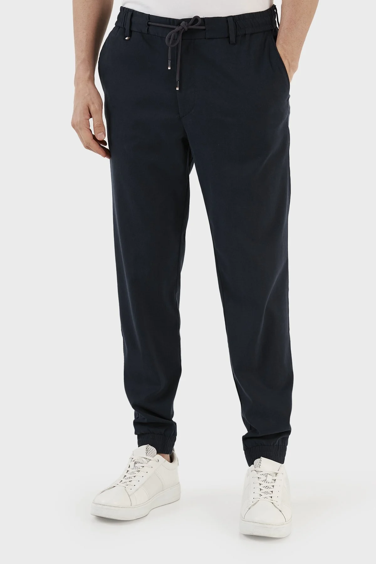 Boss Normal Bel Regular Fit Jogger Spor Erkek Pantolon 50487768 404 LACİVERT - 4
