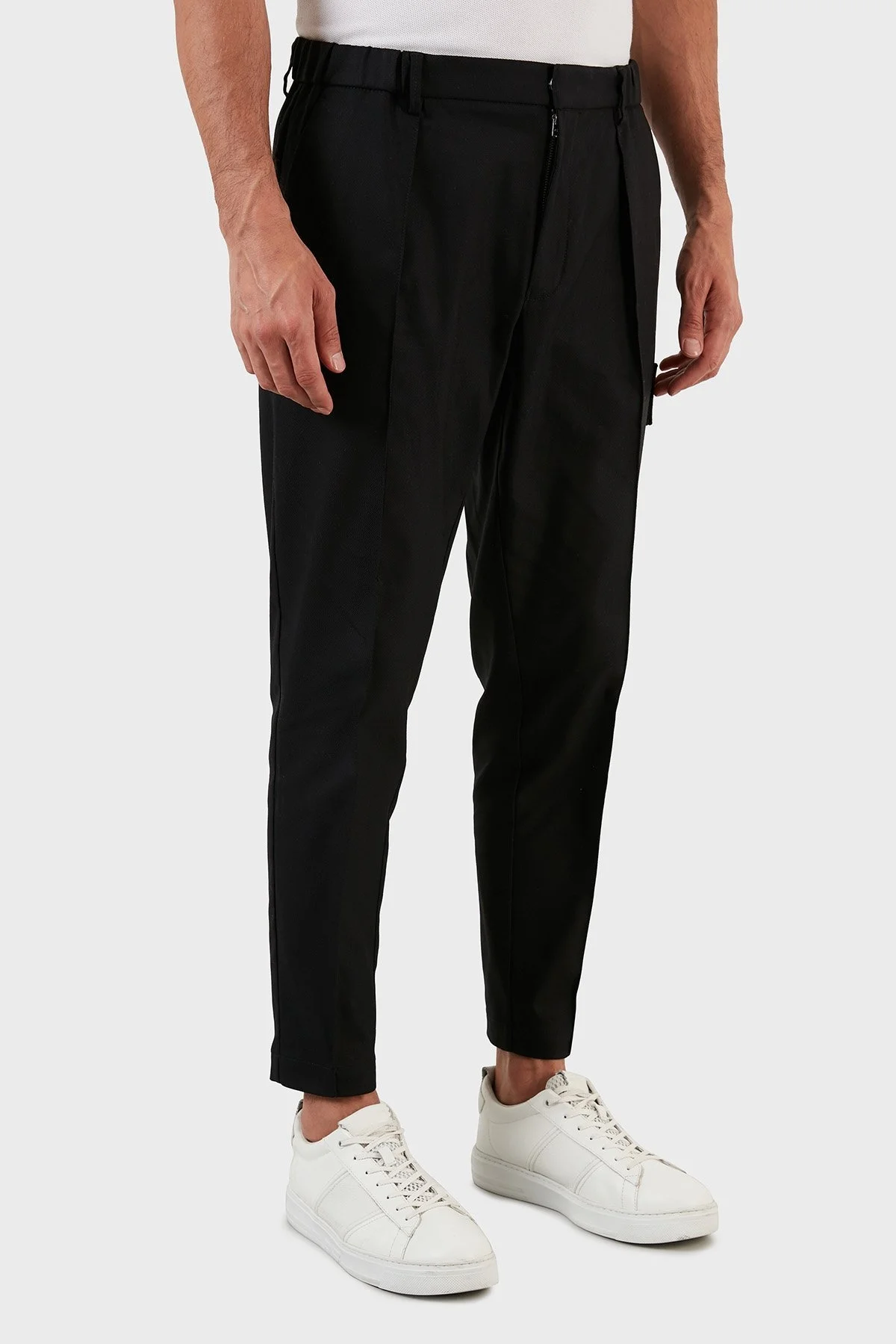 Boss Normal Bel Tapered Fit Chino Erkek Pantolon 50479972 001 SİYAH - 4