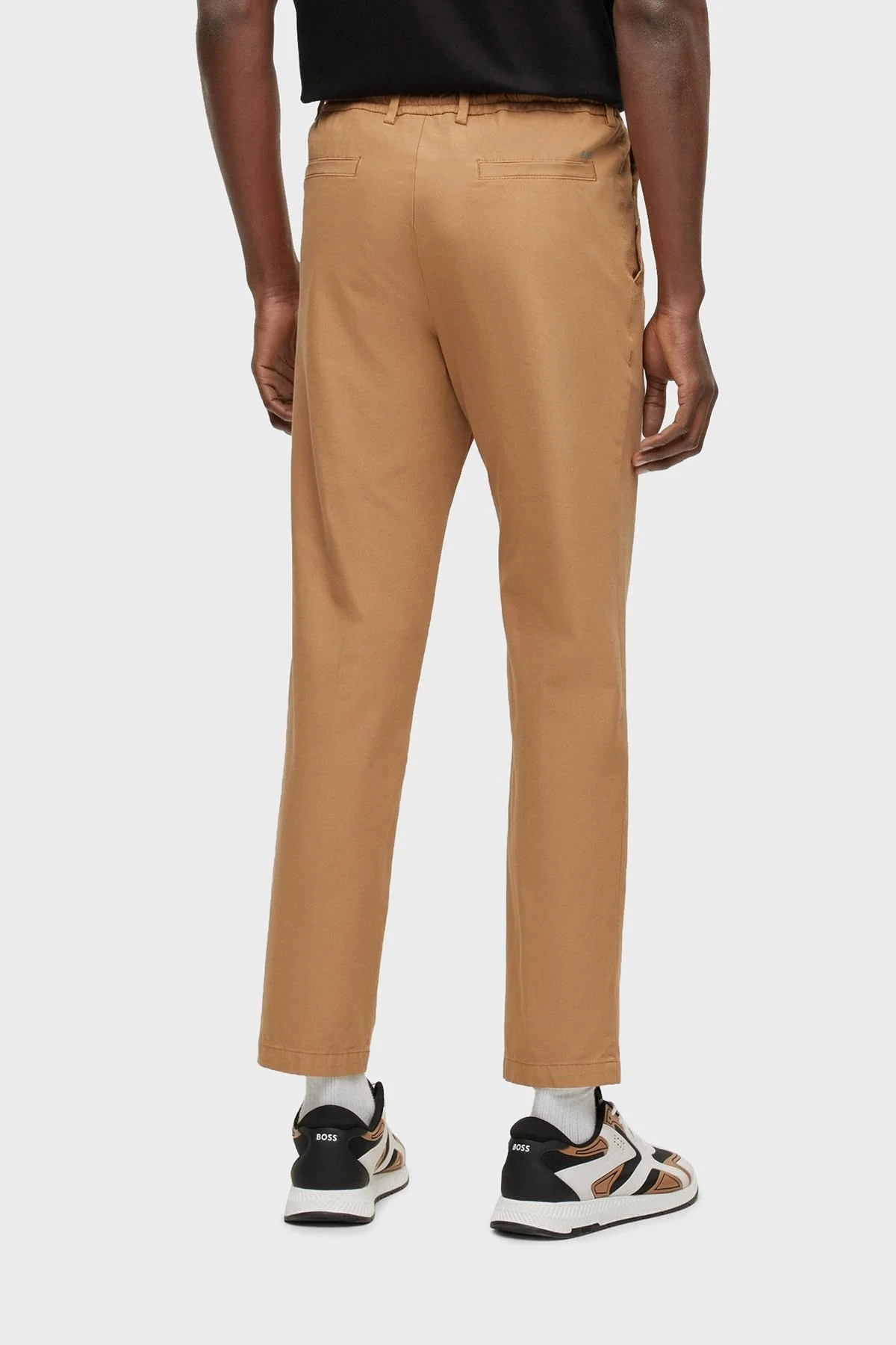 Boss Organik Pamuk Karışımlı Normal Bel Slim Fit Erkek Pantolon 50483803 260 BEJ - 3