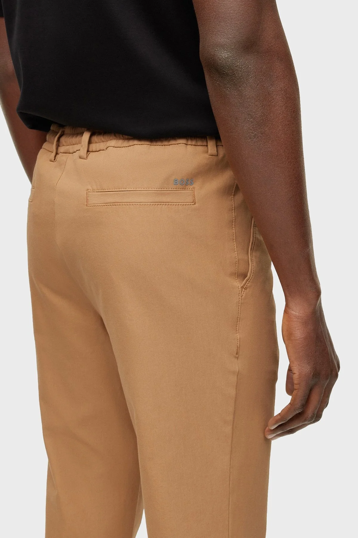 Boss Organik Pamuk Karışımlı Normal Bel Slim Fit Erkek Pantolon 50483803 260 BEJ - 4