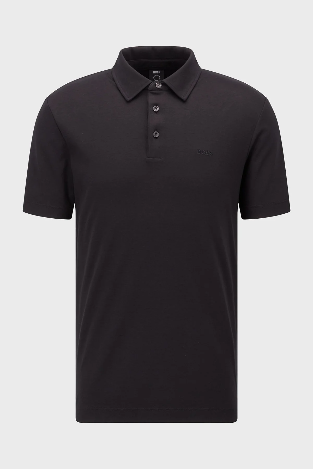 Boss Organik Pamuklu Slim Fit Düğmeli Erkek Polo Yaka T Shirt 50471335 001 SİYAH - 5