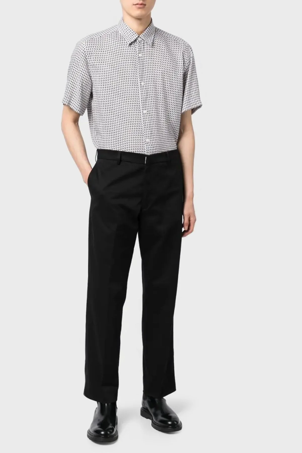 Boss Oxford Kumaş Regular Fit Kısa Kollu Erkek Gömlek 50490310 260 KAHVE - 2