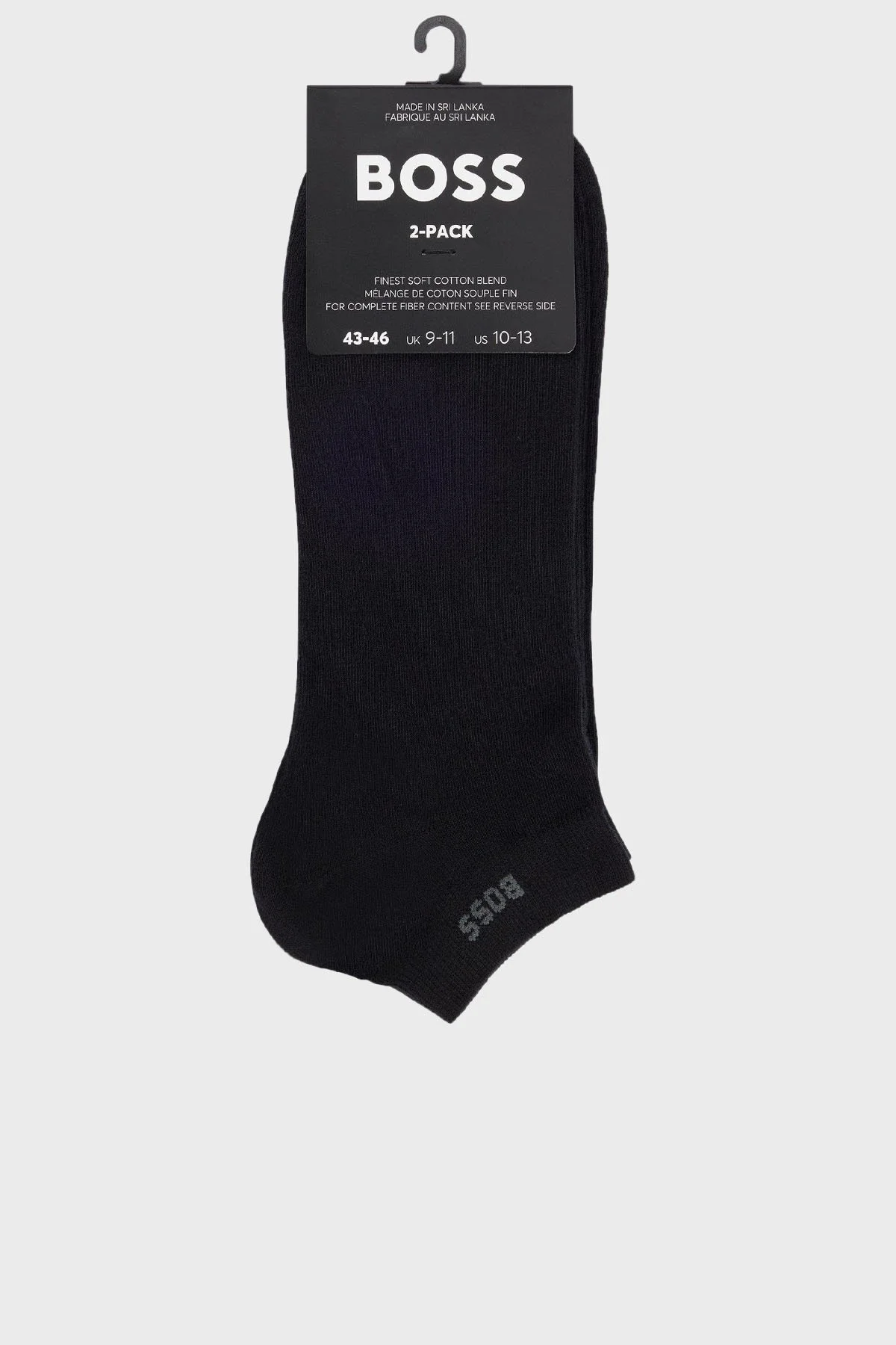 Boss Pamuk Karışımlı Logolu Erkek Çorap 50469849 001 SİYAH - 3