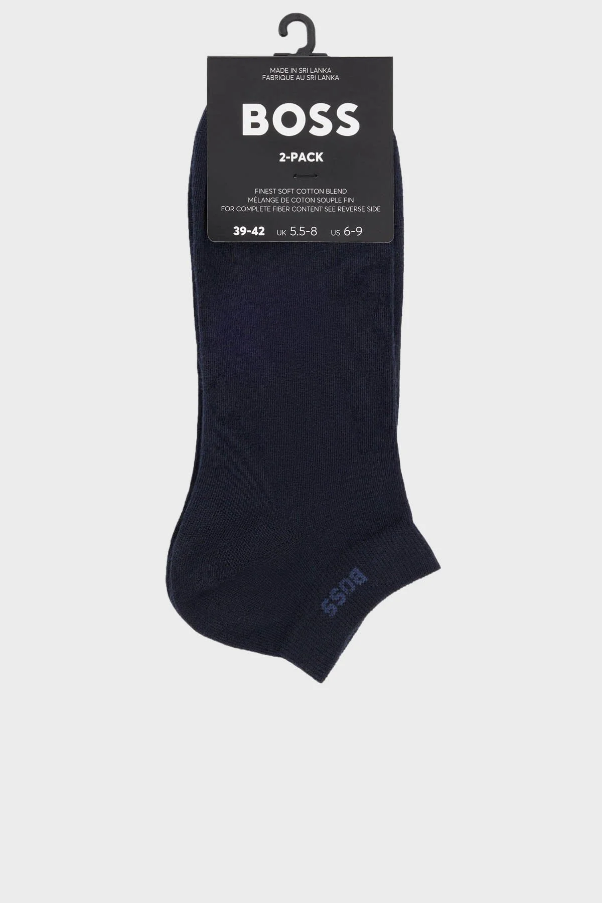 Boss Pamuk Karışımlı Logolu Erkek Çorap 50469849 401 LACİVERT - 3