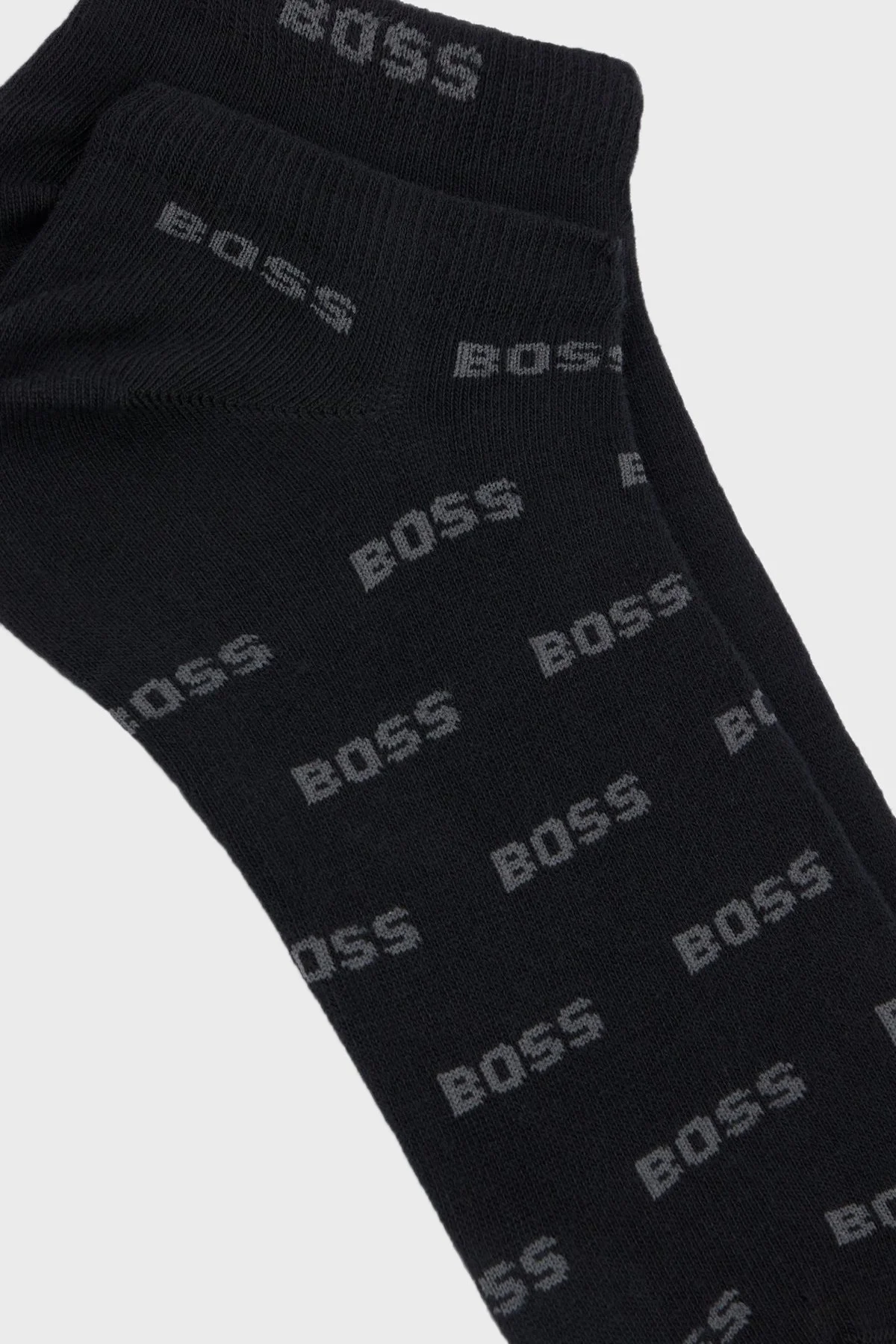 Boss Pamuk Karışımlı Logolu Erkek Çorap 50511423 001 SİYAH - 3