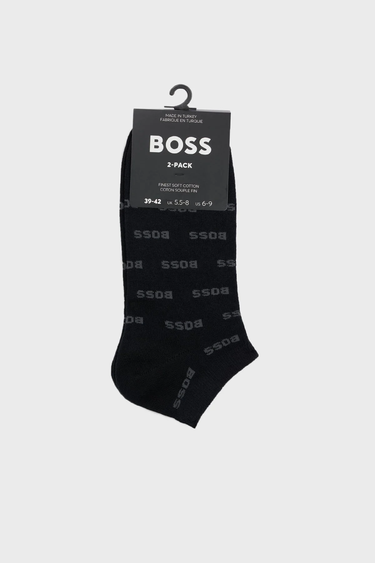 Boss Pamuk Karışımlı Logolu Erkek Çorap 50511423 001 SİYAH - 2