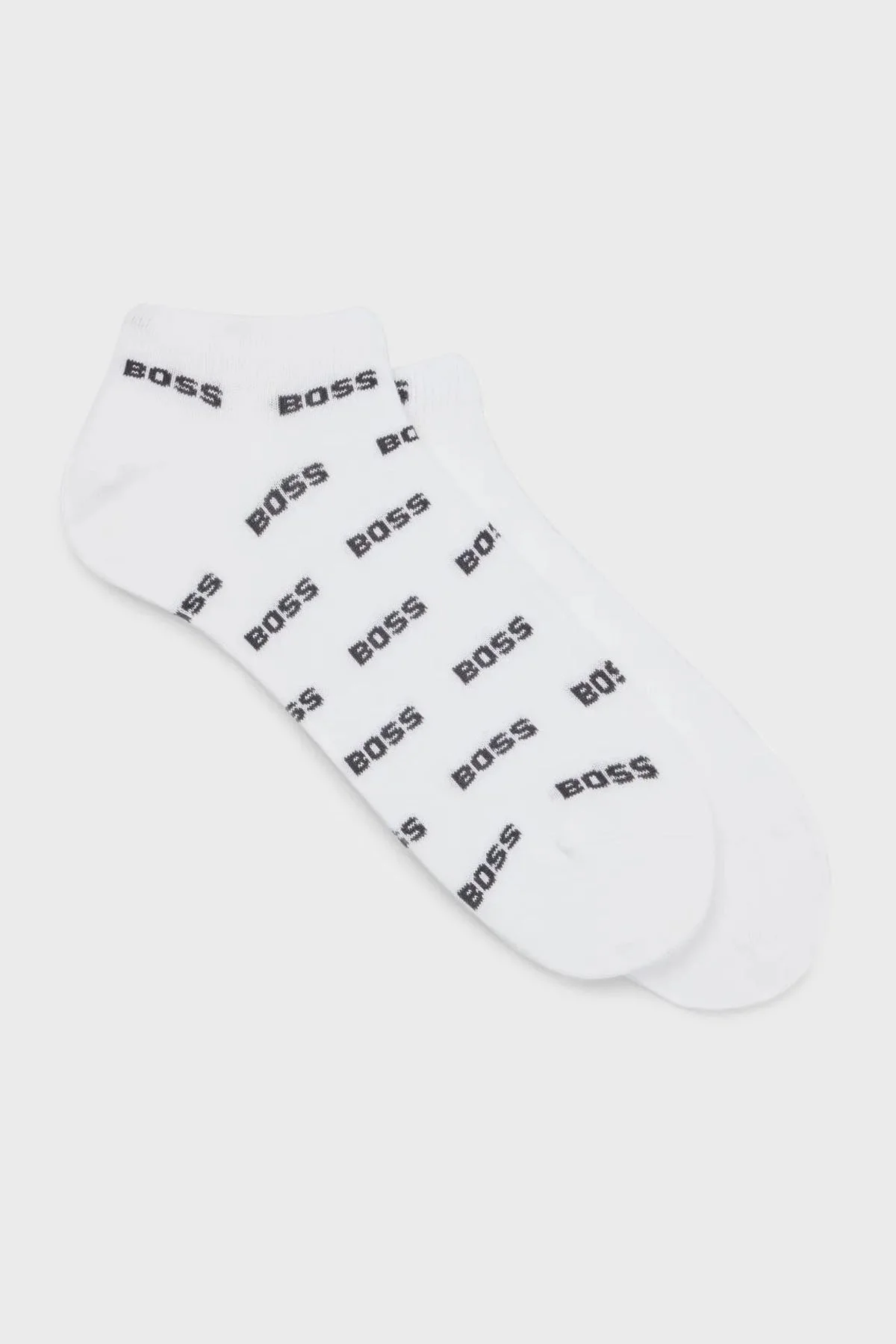 Boss Pamuk Karışımlı Logolu Erkek Çorap 50511423 100 BEYAZ - 1