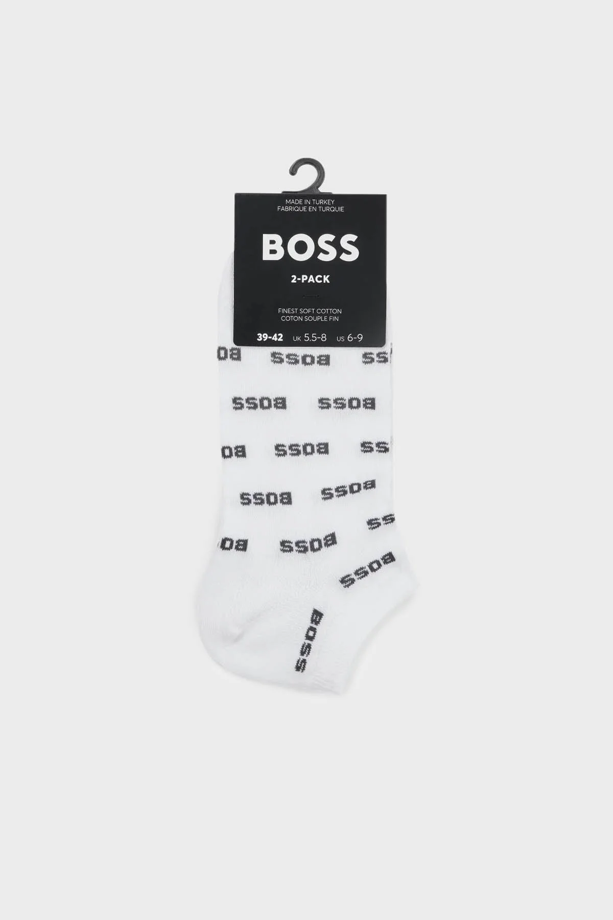 Boss Pamuk Karışımlı Logolu Erkek Çorap 50511423 100 BEYAZ - 2