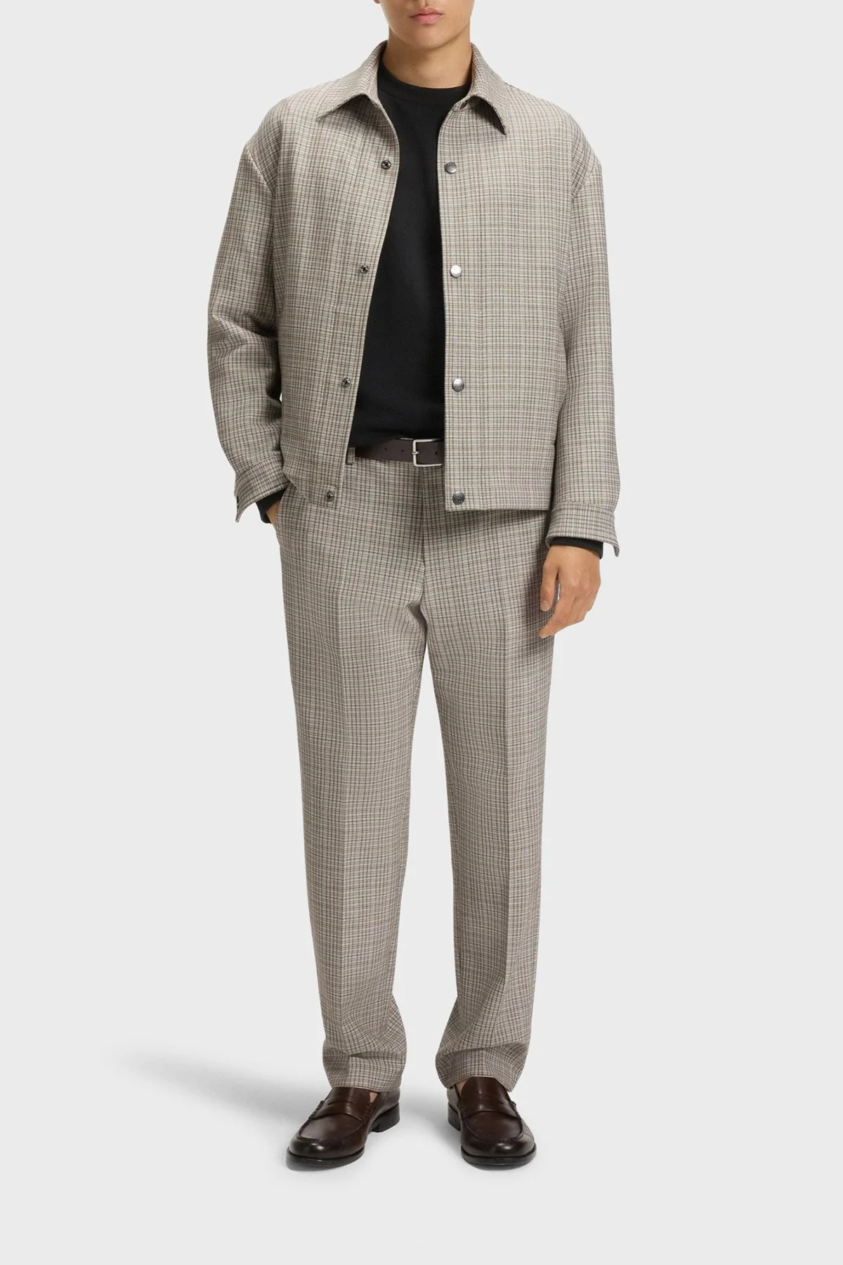 Boss Pamuk Karışımlı Regular Fit Bisiklet Yaka Erkek Sweat 50520302 002 SİYAH - 2