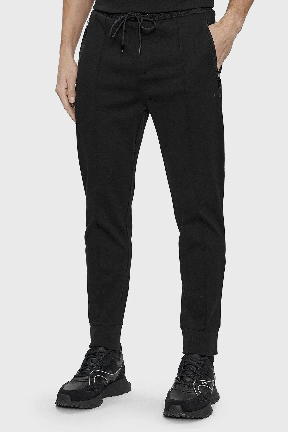 Boss Pamuk Karışımlı Regular Fit Cepli Erkek Pantolon 50505320 001 SİYAH - 2