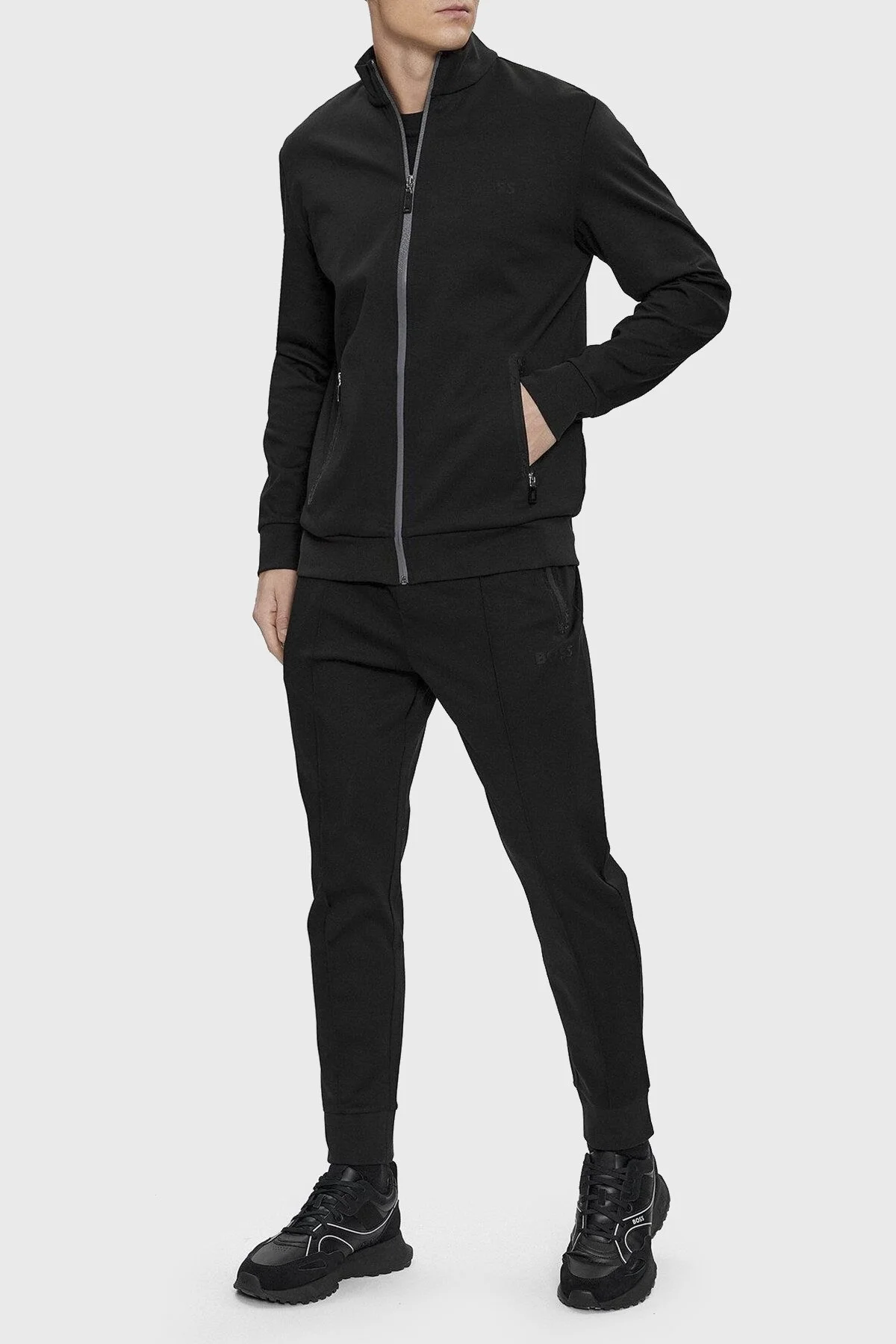 Boss Pamuk Karışımlı Regular Fit Cepli Erkek Pantolon 50505320 001 SİYAH - 3