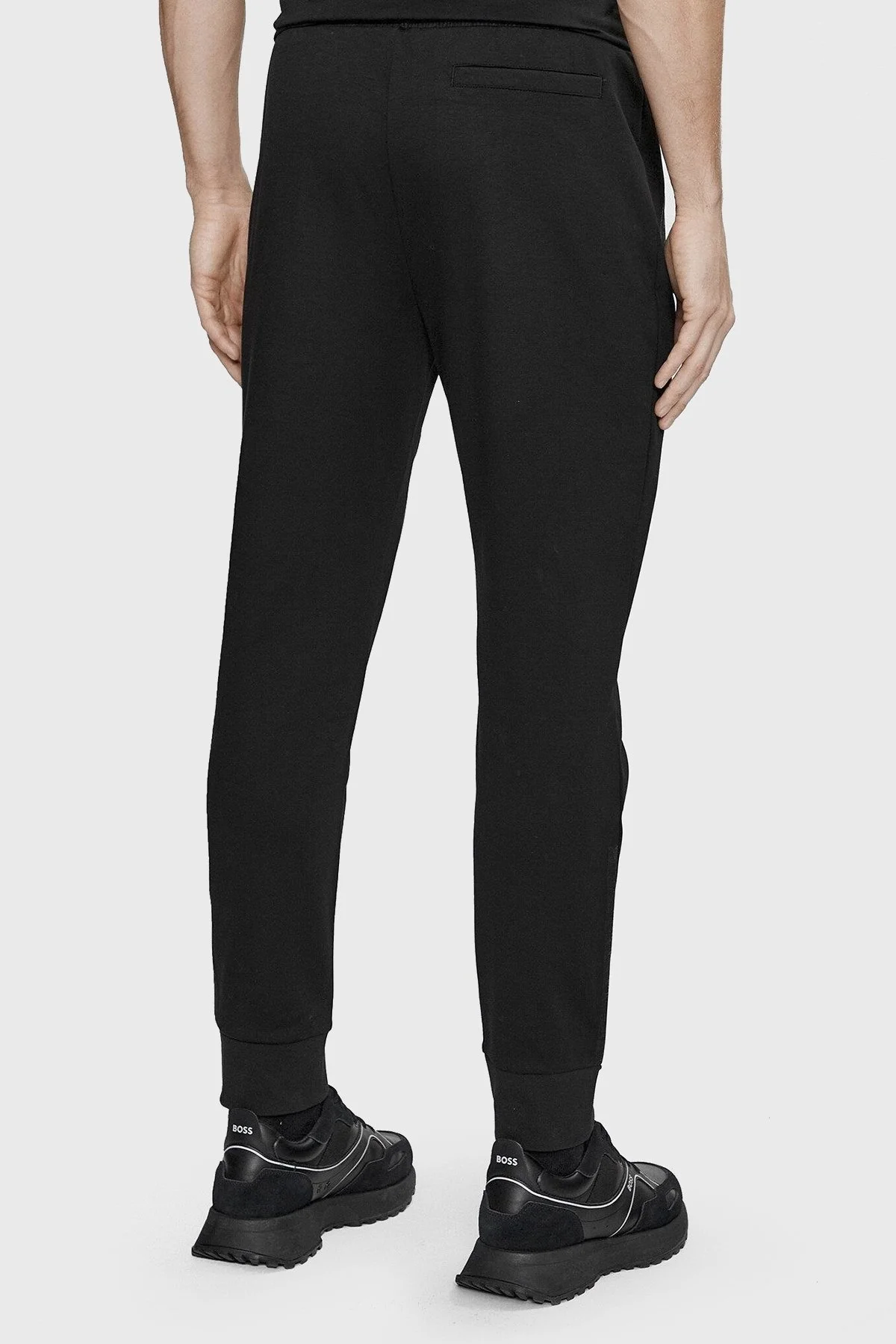 Boss Pamuk Karışımlı Regular Fit Cepli Erkek Pantolon 50505320 001 SİYAH - 4