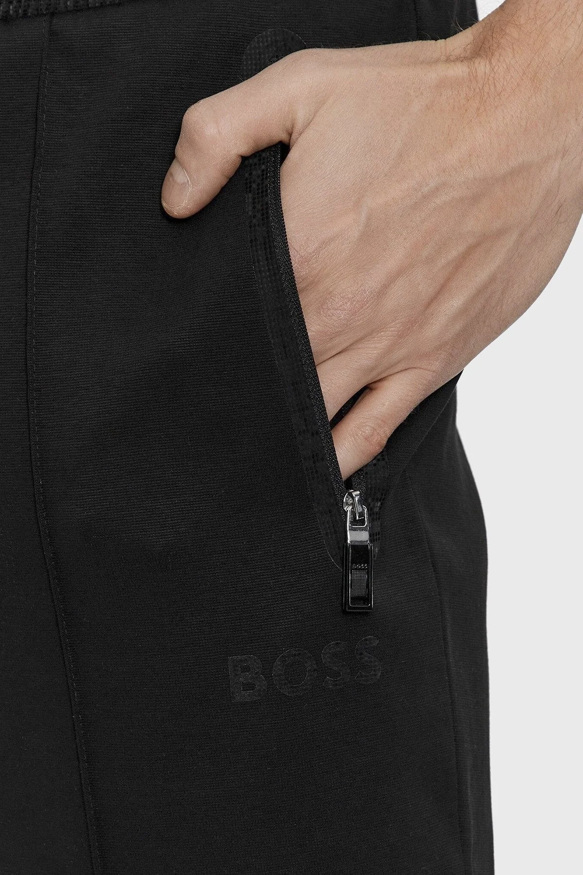Boss Pamuk Karışımlı Regular Fit Cepli Erkek Pantolon 50505320 001 SİYAH - 5
