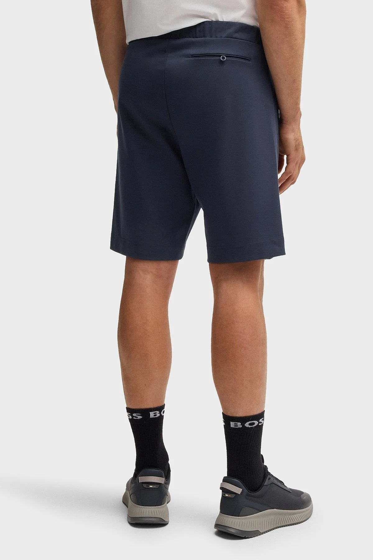 Boss Pamuk Karışımlı Relaxed Fit Normal Bel Spor Erkek Short 50537534 402 LACİVERT - 2