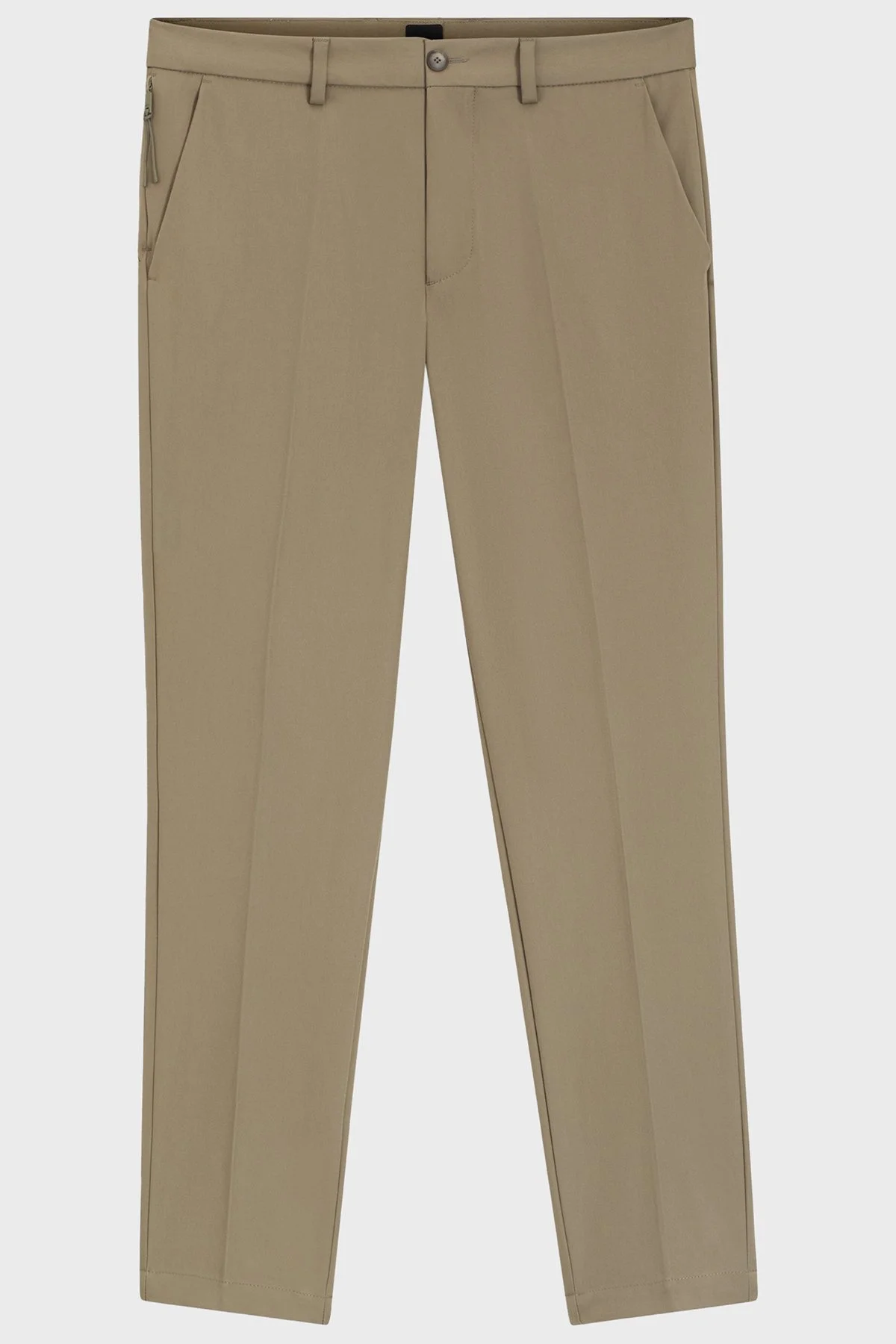 Boss Pamuk Karışımlı Slim Fit Daralan Paça Erkek Pantolon 50543945 252 BEJ - 6