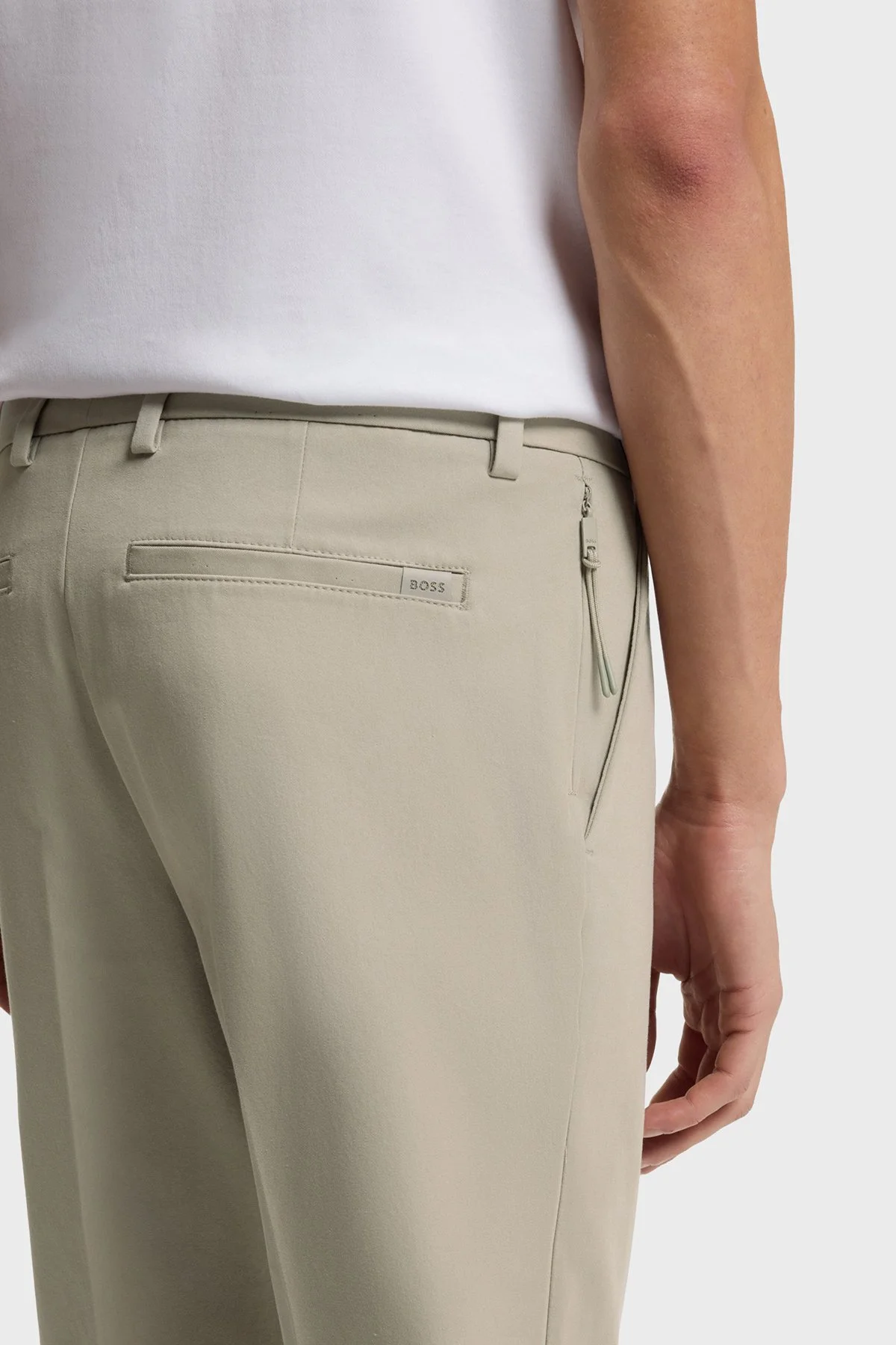 Boss Pamuk Karışımlı Slim Fit Daralan Paça Erkek Pantolon 50543945 294 GRİ - 4