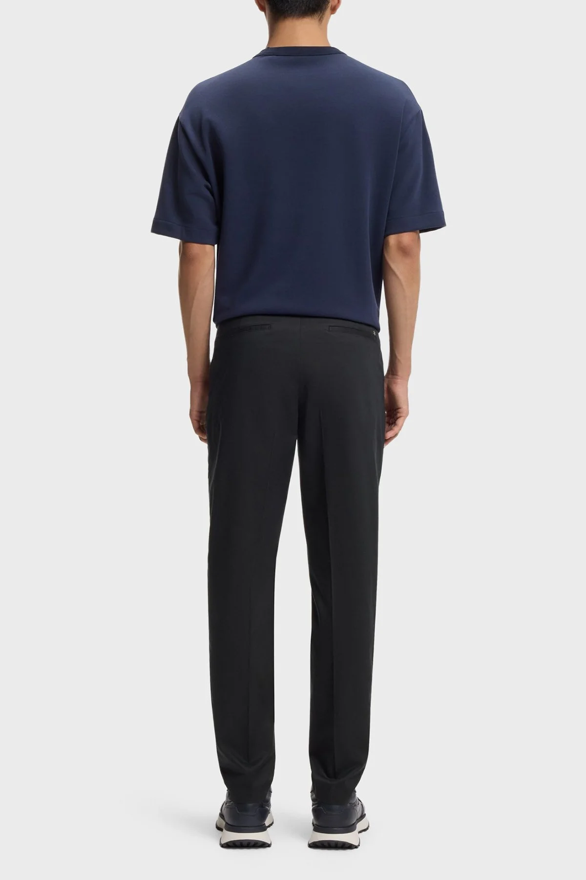 Boss Pamuk Karışımlı Slim Fit Normal Bel Düz Paça Klasik Erkek Pantolon 50555842 404 LACİVERT - 3