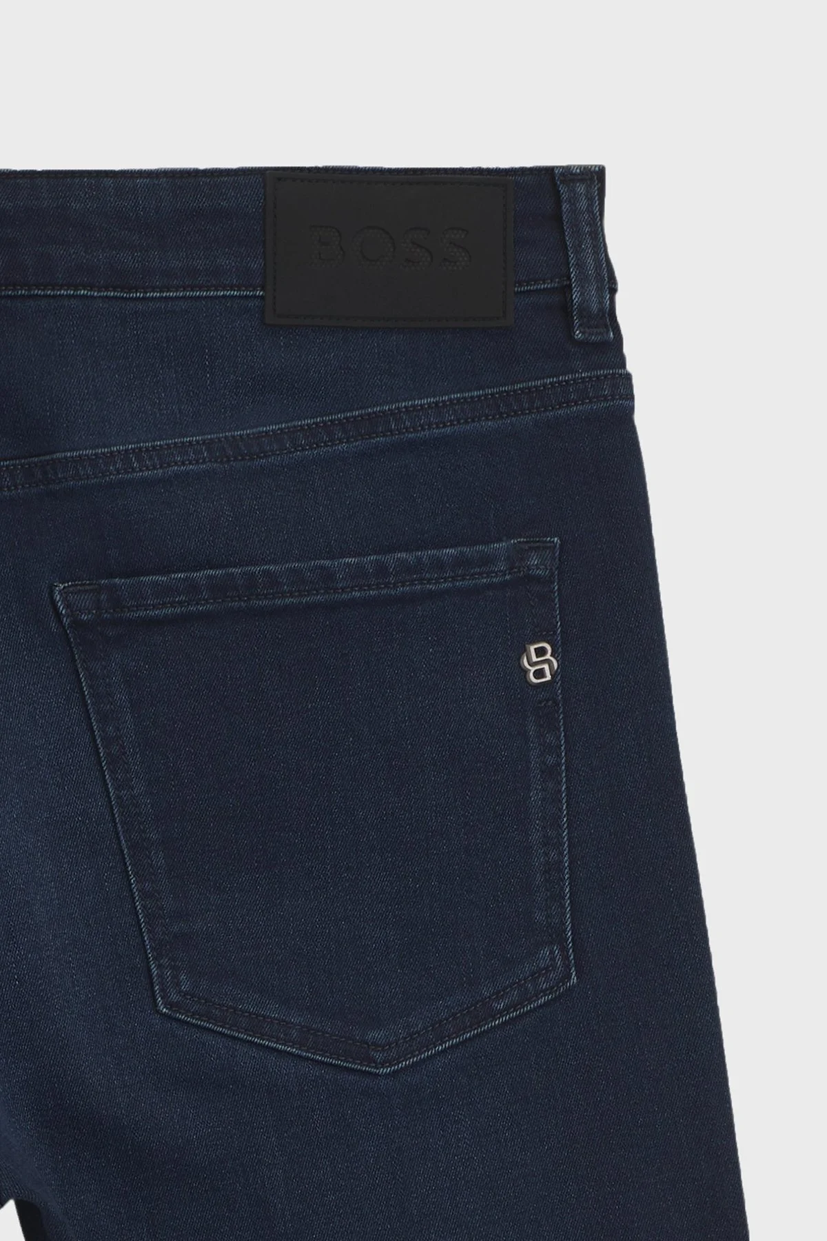 Boss Pamuk Karışımlı Slim Fit Normal Bel Jeans Erkek Kot Pantolon 50566914 403 Lacivert - 6
